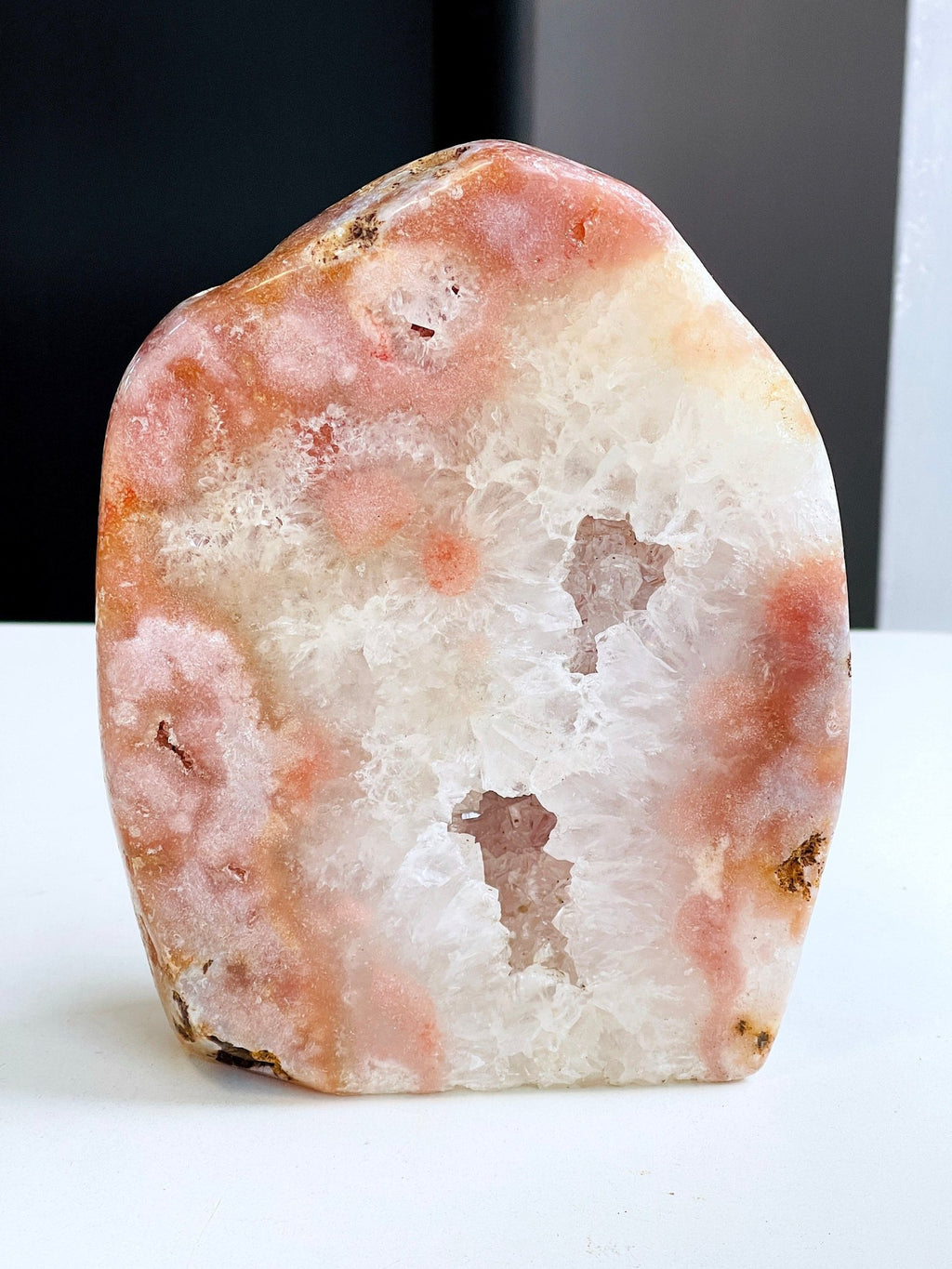 Pink Amethyst, 2kg Pink Amethyst Crystal Freefrom with Quartz Druzy, Pink Amethyst Stand, Pink Amethyst Crystal,Crystal Gift,Home decor - Million Years Crystal