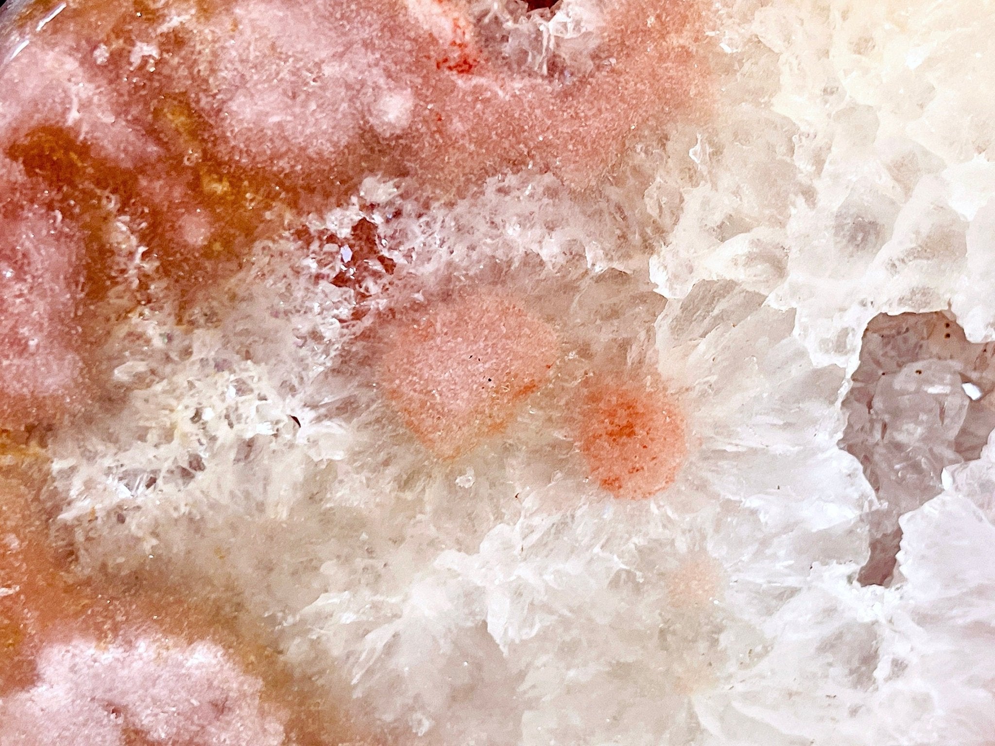 Pink Amethyst, 2kg Pink Amethyst Crystal Freefrom with Quartz Druzy, Pink Amethyst Stand, Pink Amethyst Crystal,Crystal Gift,Home decor - Million Years Crystal