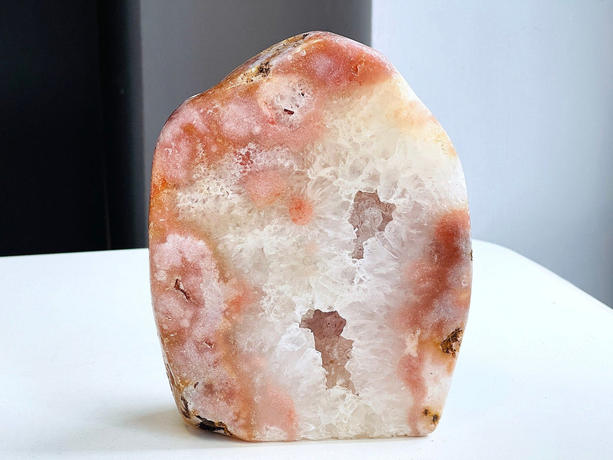 Pink Amethyst, 2kg Pink Amethyst Crystal Freefrom with Quartz Druzy, Pink Amethyst Stand, Pink Amethyst Crystal,Crystal Gift,Home decor - Million Years Crystal