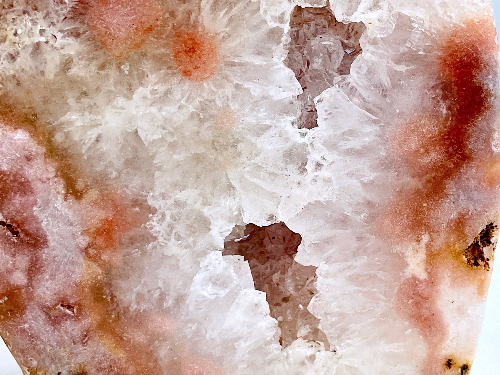 Pink Amethyst, 2kg Pink Amethyst Crystal Freefrom with Quartz Druzy, Pink Amethyst Stand, Pink Amethyst Crystal,Crystal Gift,Home decor - Million Years Crystal