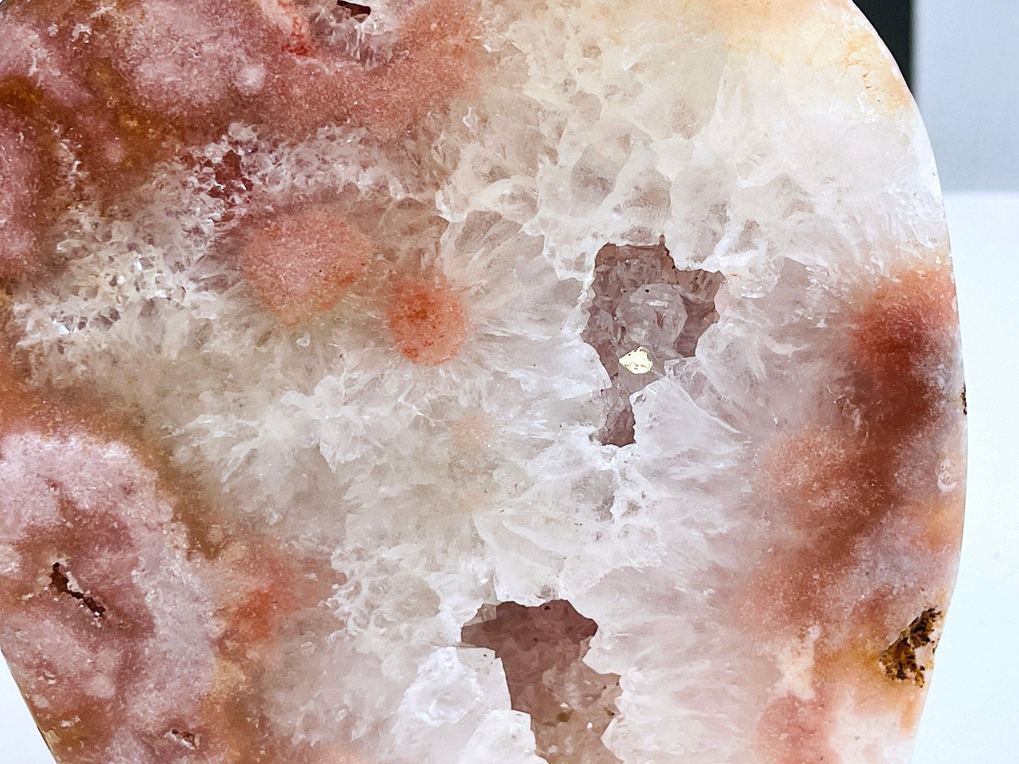 Pink Amethyst, 2kg Pink Amethyst Crystal Freefrom with Quartz Druzy, Pink Amethyst Stand, Pink Amethyst Crystal,Crystal Gift,Home decor - Million Years Crystal