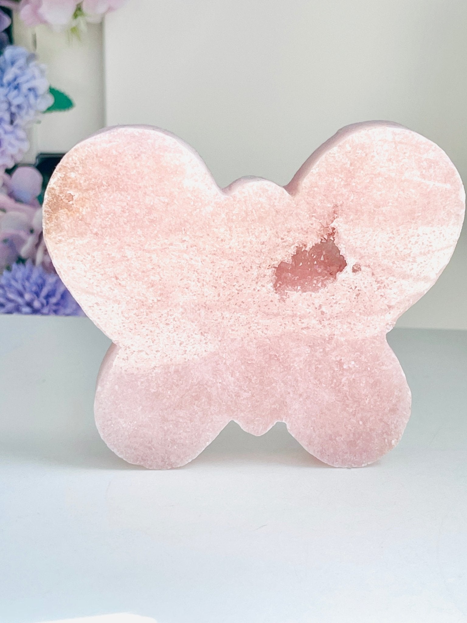 Pink Amethyst Butterfly -1 - Million Years Crystal