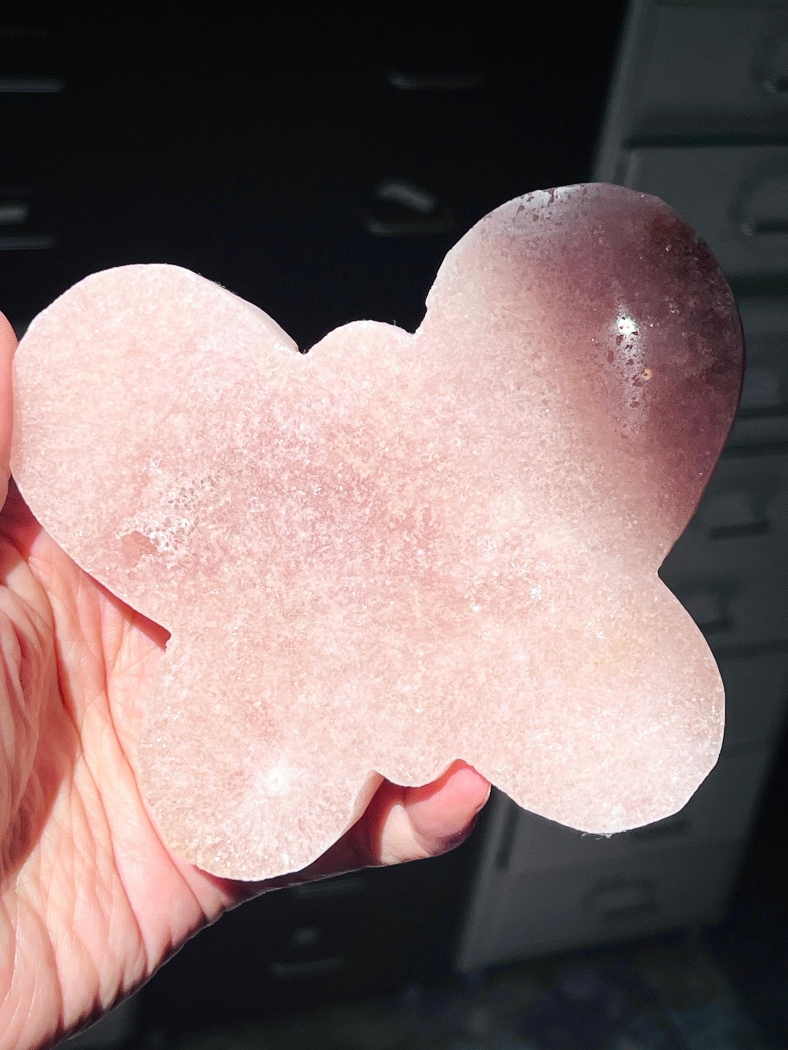 Pink Amethyst Butterfly -1 - Million Years Crystal