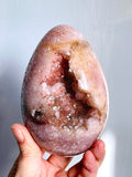 Pink Amethyst Druzy Egg - Million Years Crystal