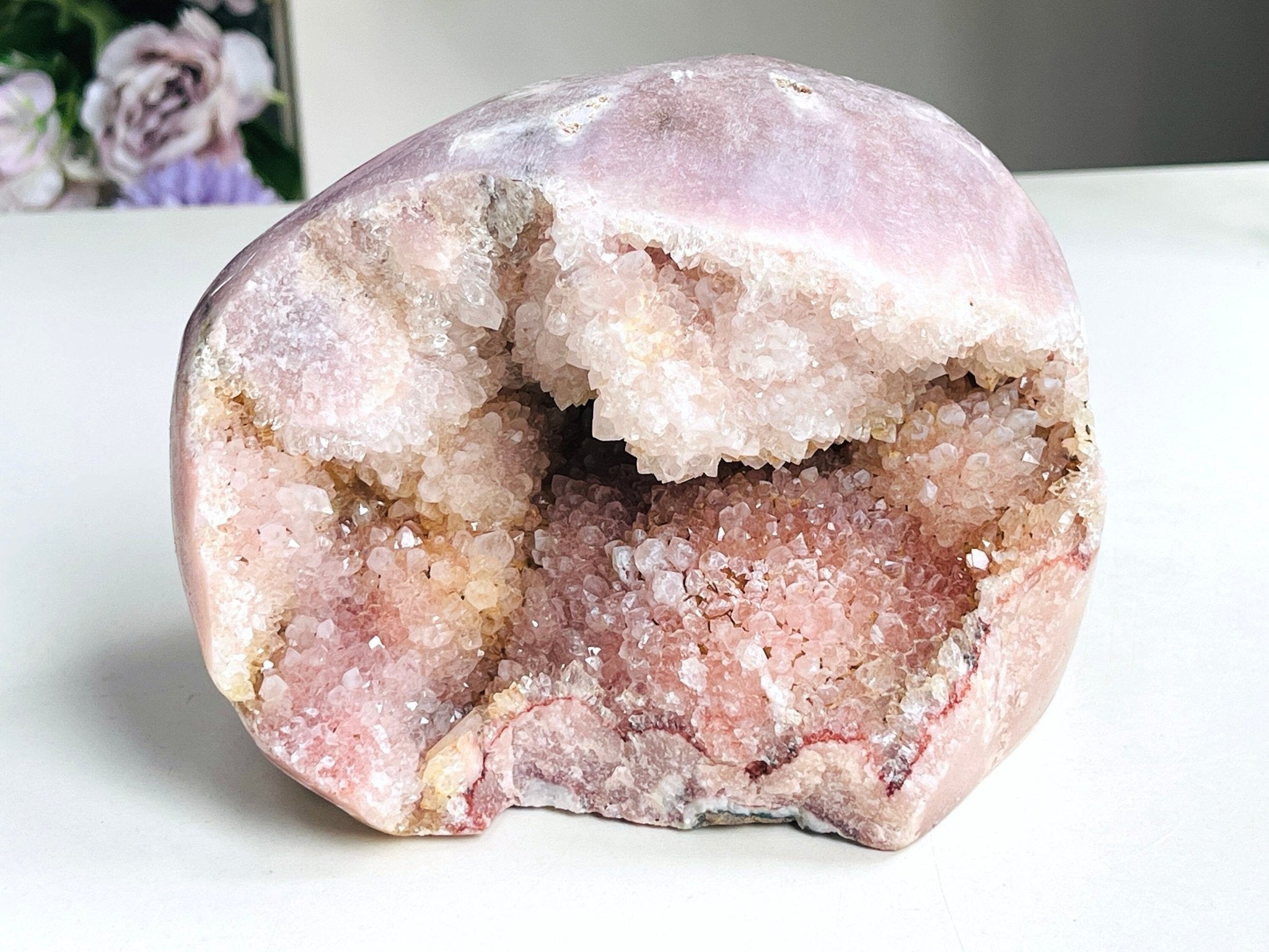 Pink Amethyst Freeform, 2.2kg Large Pink Amethyst Statement Piece, Super Druzy Pink Amethyst Crystal Freeform, Pink Amethyst Freeform - Million Years Crystal