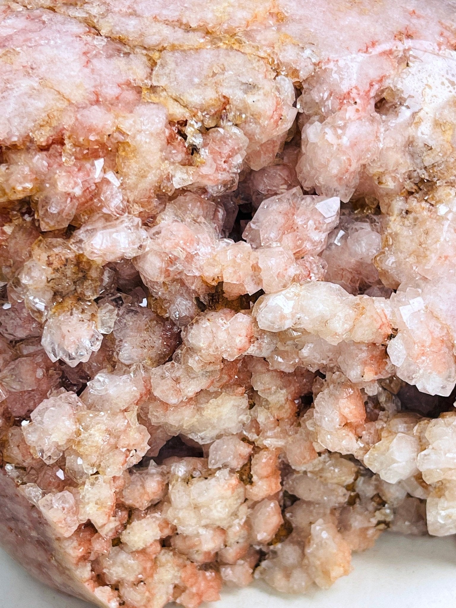 Pink Amethyst Freeform, 2.5kg Super Druzy Pink Amethyst with Amethyst crystal freefrom, amazing Pink Amethyst Freeform - Million Years Crystal
