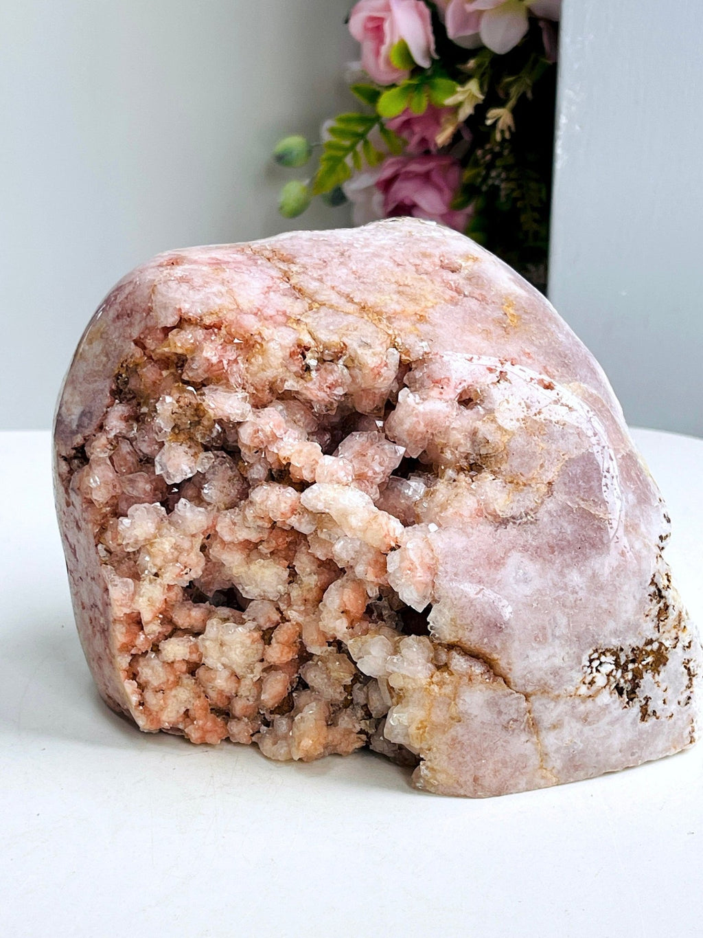 Pink Amethyst Freeform, 2.5kg Super Druzy Pink Amethyst with Amethyst crystal freefrom, amazing Pink Amethyst Freeform - Million Years Crystal