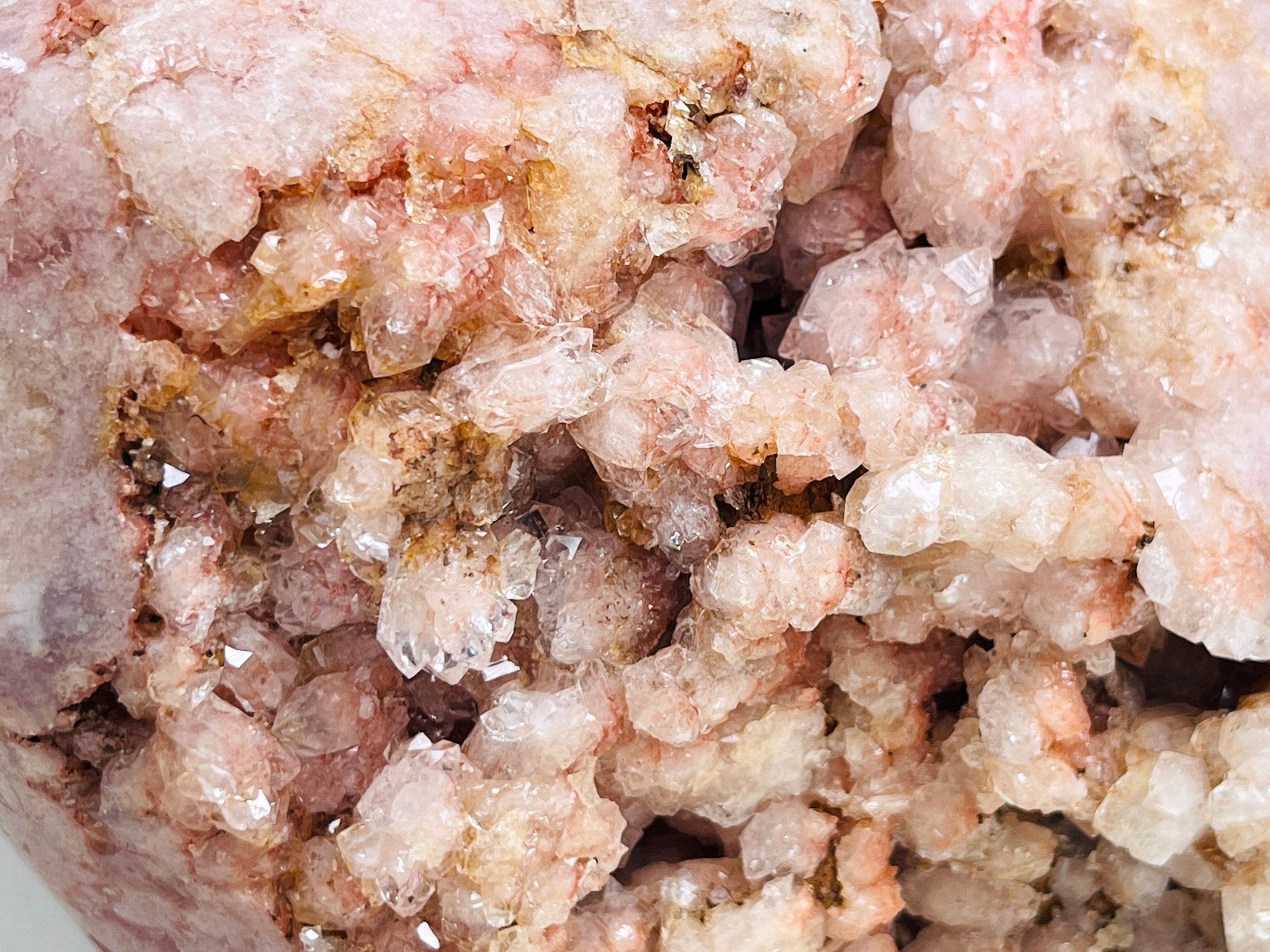 Pink Amethyst Freeform, 2.5kg Super Druzy Pink Amethyst with Amethyst crystal freefrom, amazing Pink Amethyst Freeform - Million Years Crystal