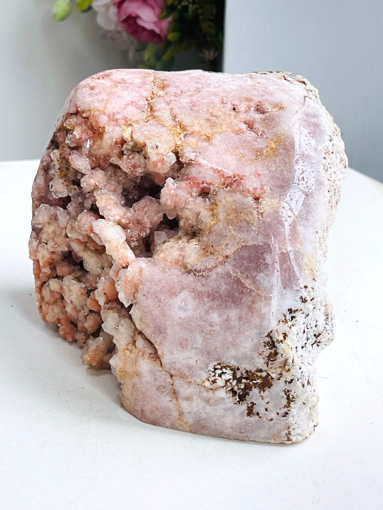 Pink Amethyst Freeform, 2.5kg Super Druzy Pink Amethyst with Amethyst crystal freefrom, amazing Pink Amethyst Freeform - Million Years Crystal
