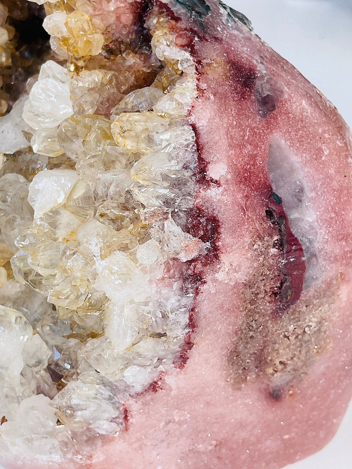 Pink Amethyst Freeform, 3.8kg Large Super Druzy Pink Amethyst Crystal Freeform, Pink Amethyst Cutbase, Crystal Gift, Statement Crystal - Million Years Crystal