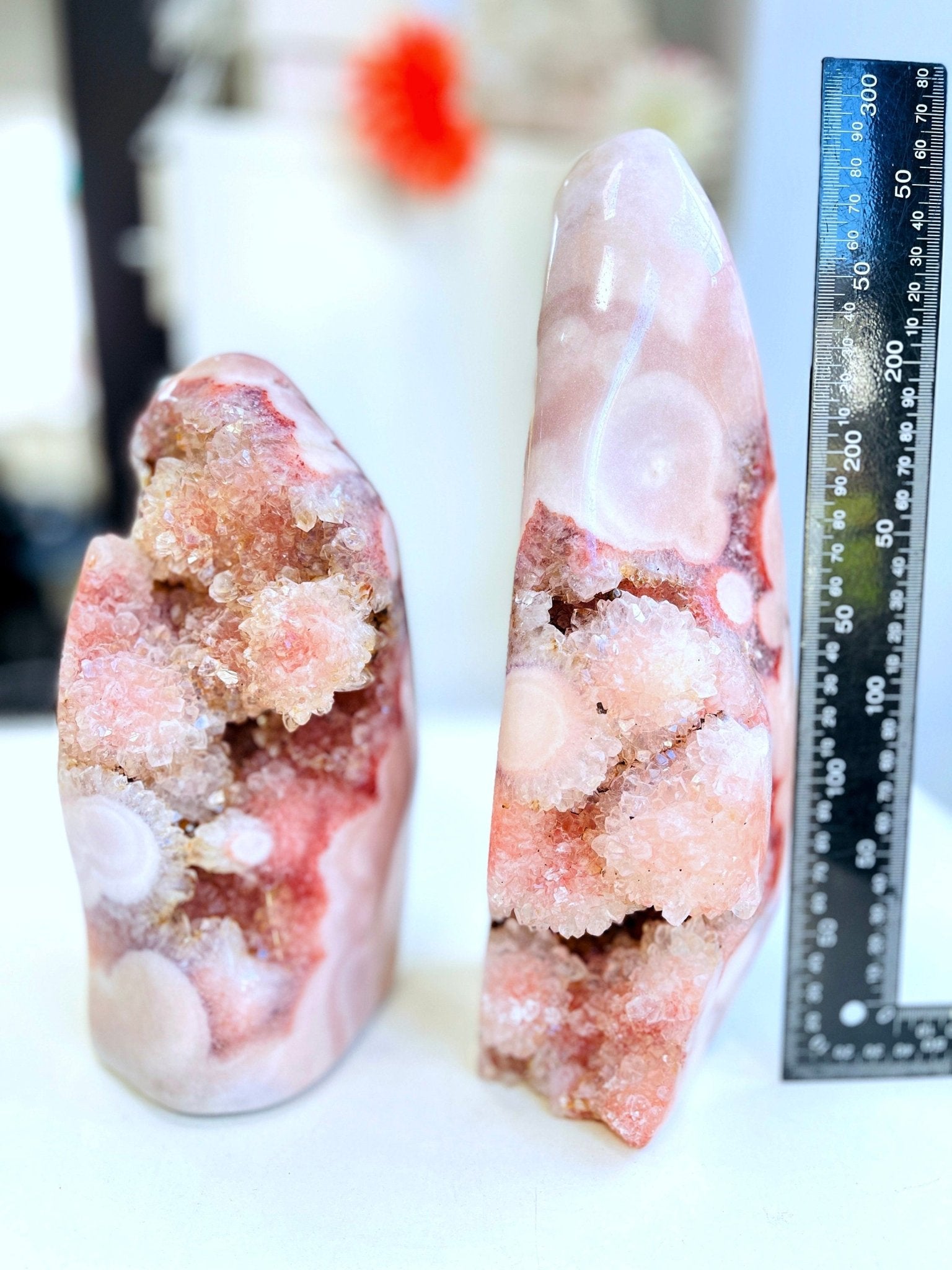 Pink Amethyst Freeform – XL Druzy Collector's Piece from Brazil | Choose Your Item - Million Years Crystal
