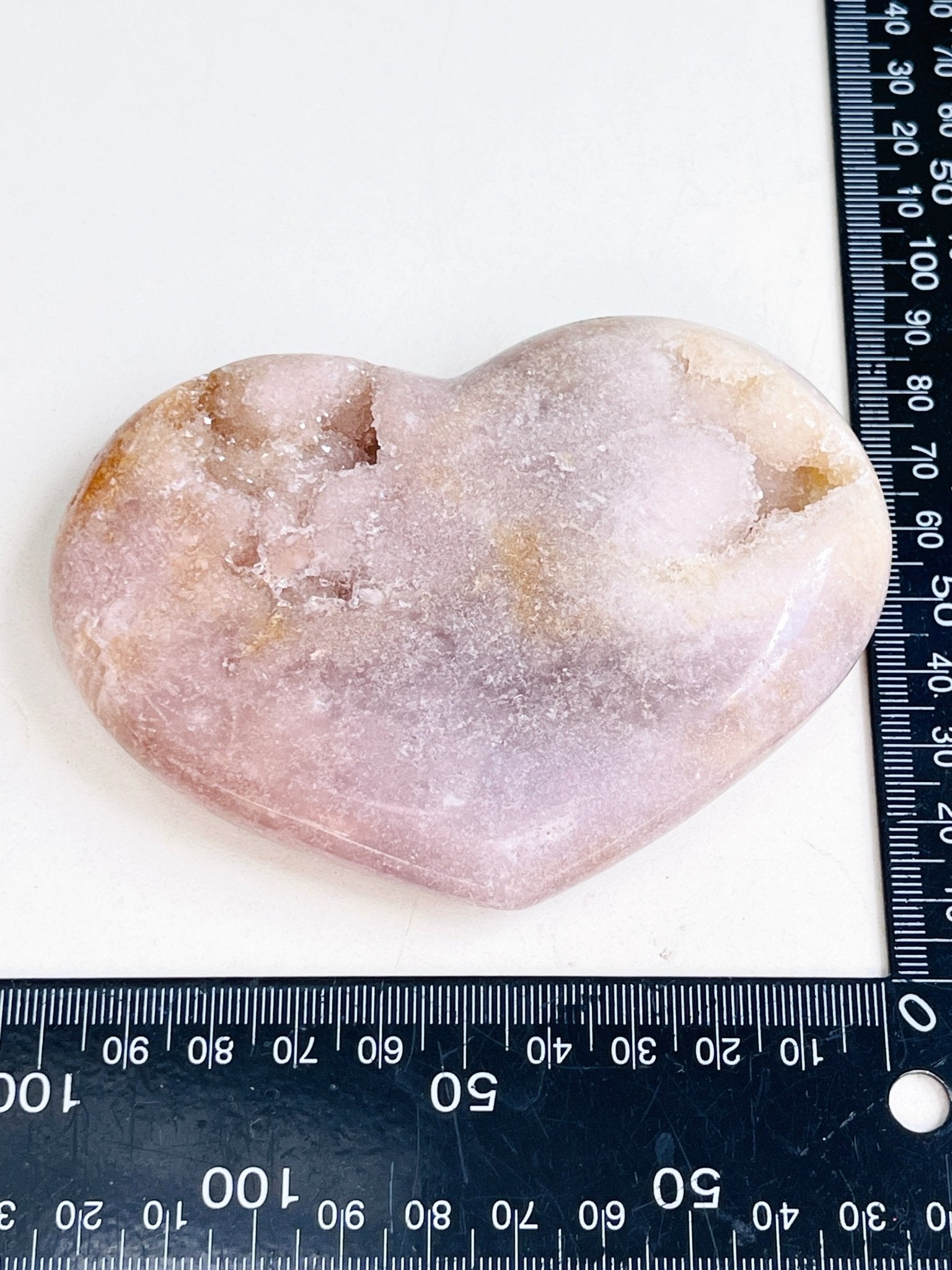 Pink Amethyst Heart - Million Years Crystal