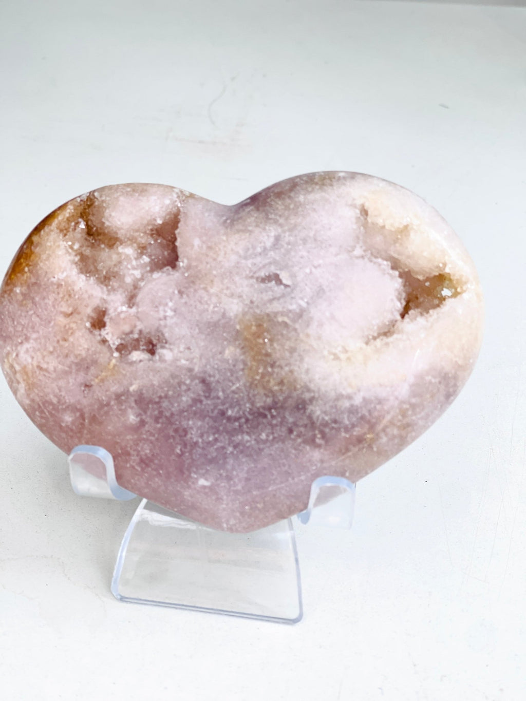 Pink Amethyst Heart - Million Years Crystal