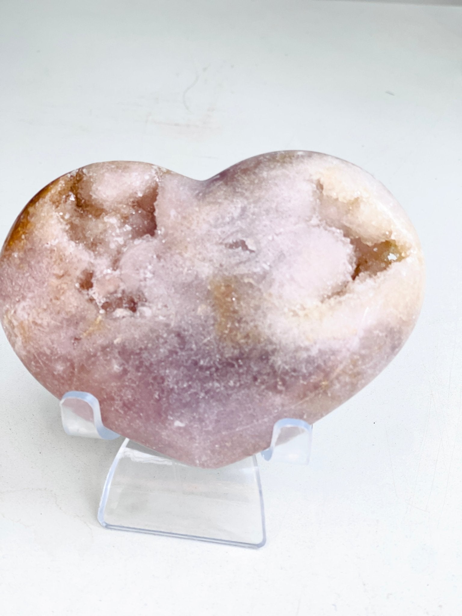 Pink Amethyst Heart - Million Years Crystal