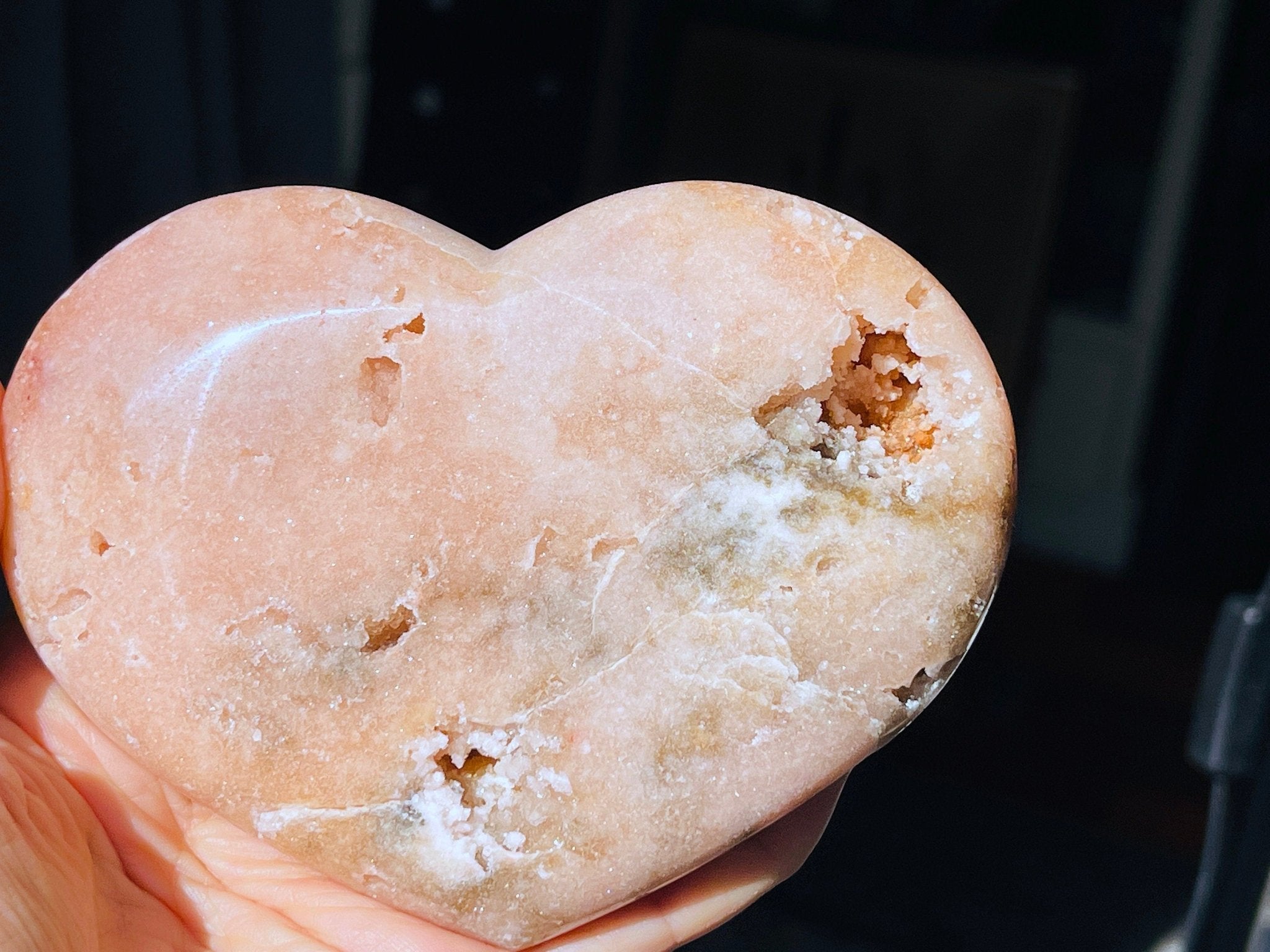 Pink Amethyst Heart, Premium Quality Pink Amethyst Druzy Heart, Pink Amethyst Crystal Heart, Crystal Heart, Crystal Gift, Healing Crystal - Million Years Crystal