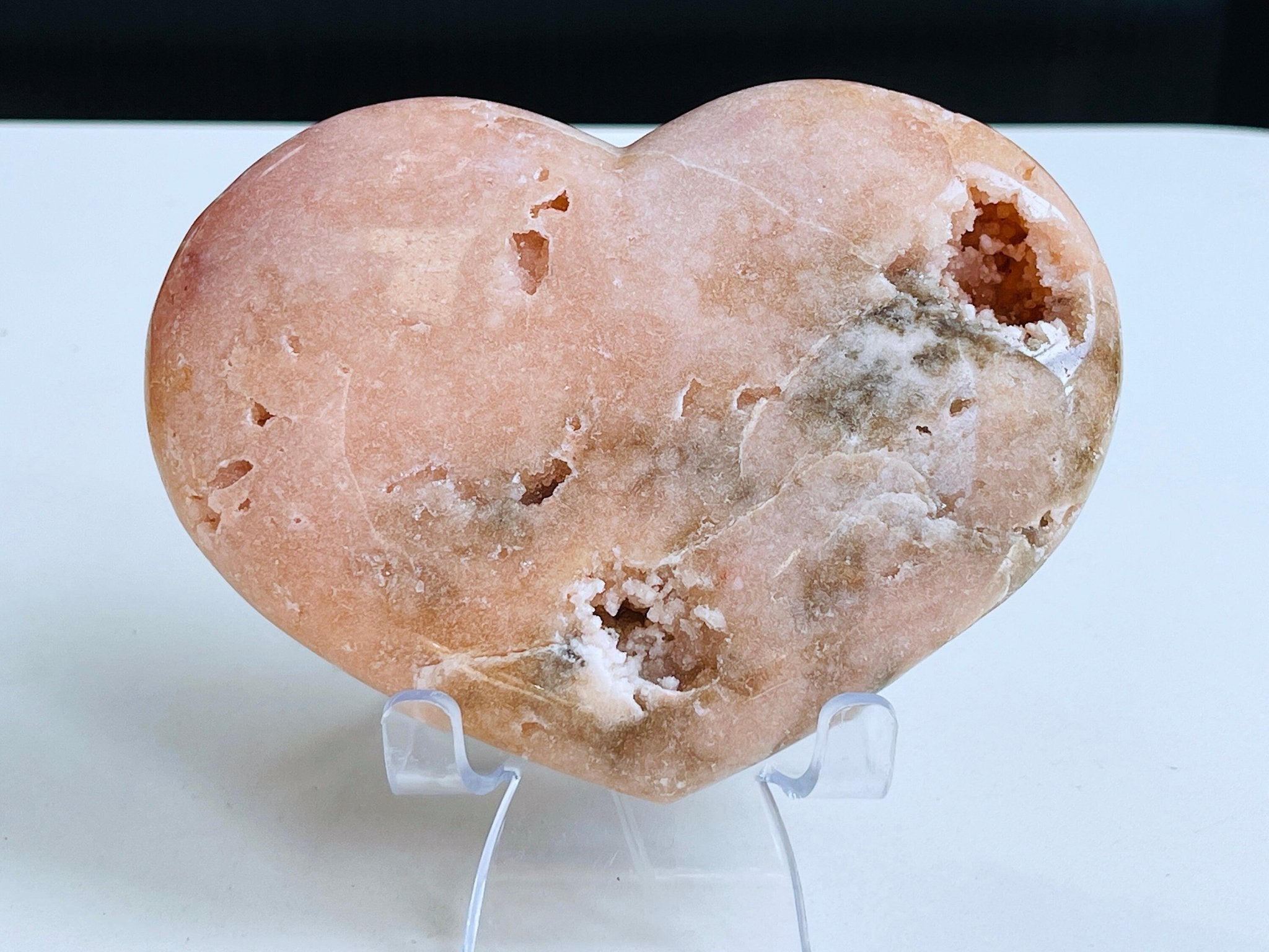 Pink Amethyst Heart, Premium Quality Pink Amethyst Druzy Heart, Pink Amethyst Crystal Heart, Crystal Heart, Crystal Gift, Healing Crystal - Million Years Crystal