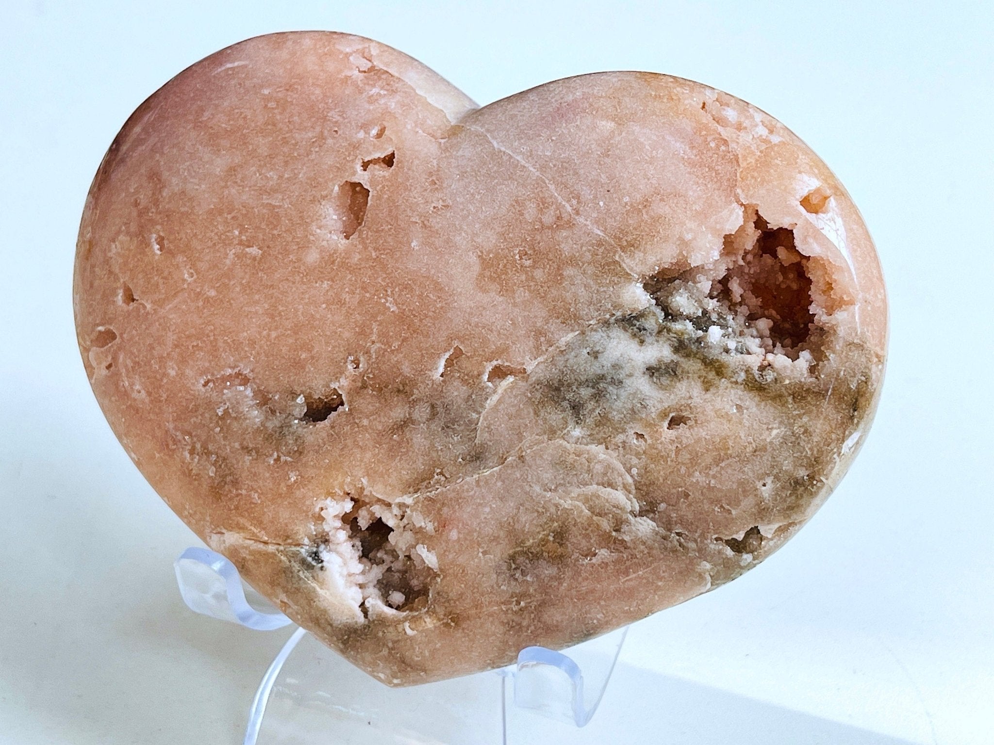 Pink Amethyst Heart, Premium Quality Pink Amethyst Druzy Heart, Pink Amethyst Crystal Heart, Crystal Heart, Crystal Gift, Healing Crystal - Million Years Crystal