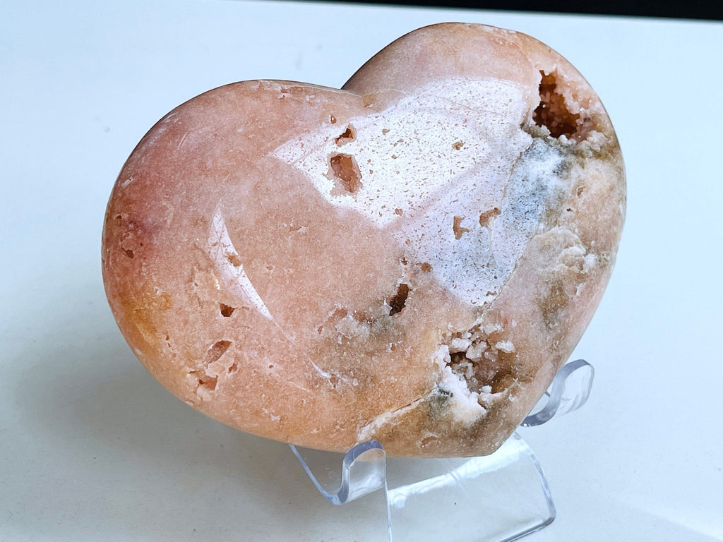 Pink Amethyst Heart, Premium Quality Pink Amethyst Druzy Heart, Pink Amethyst Crystal Heart, Crystal Heart, Crystal Gift, Healing Crystal - Million Years Crystal