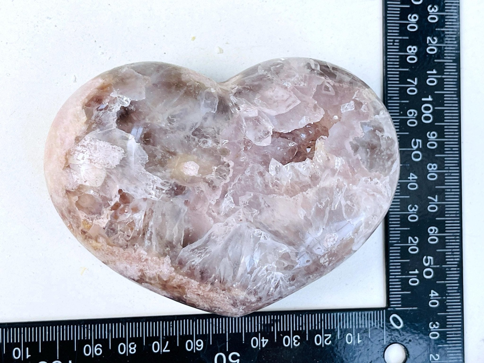 Pink Amethyst, High Quality Pink Amethyst Heart, Pink Amethyst Crystal Heart, Crystal Heart, Crystal Gift, Healing Crystal - Million Years Crystal