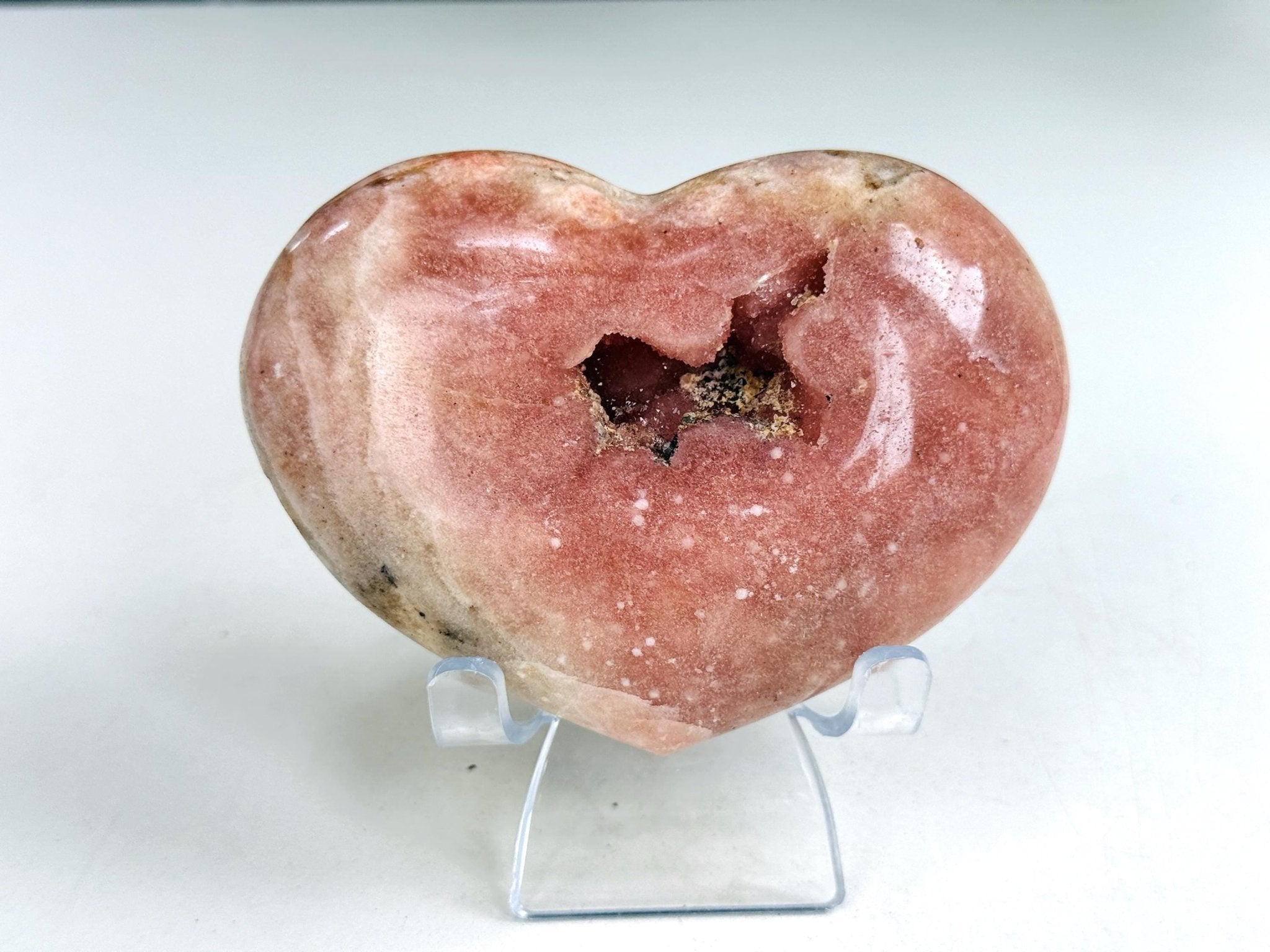 Pink Amethyst, High Quality Pink Amethyst Heart, Pink Amethyst Crystal Heart, Crystal Heart, Crystal Gift, Healing Crystal - Million Years Crystal