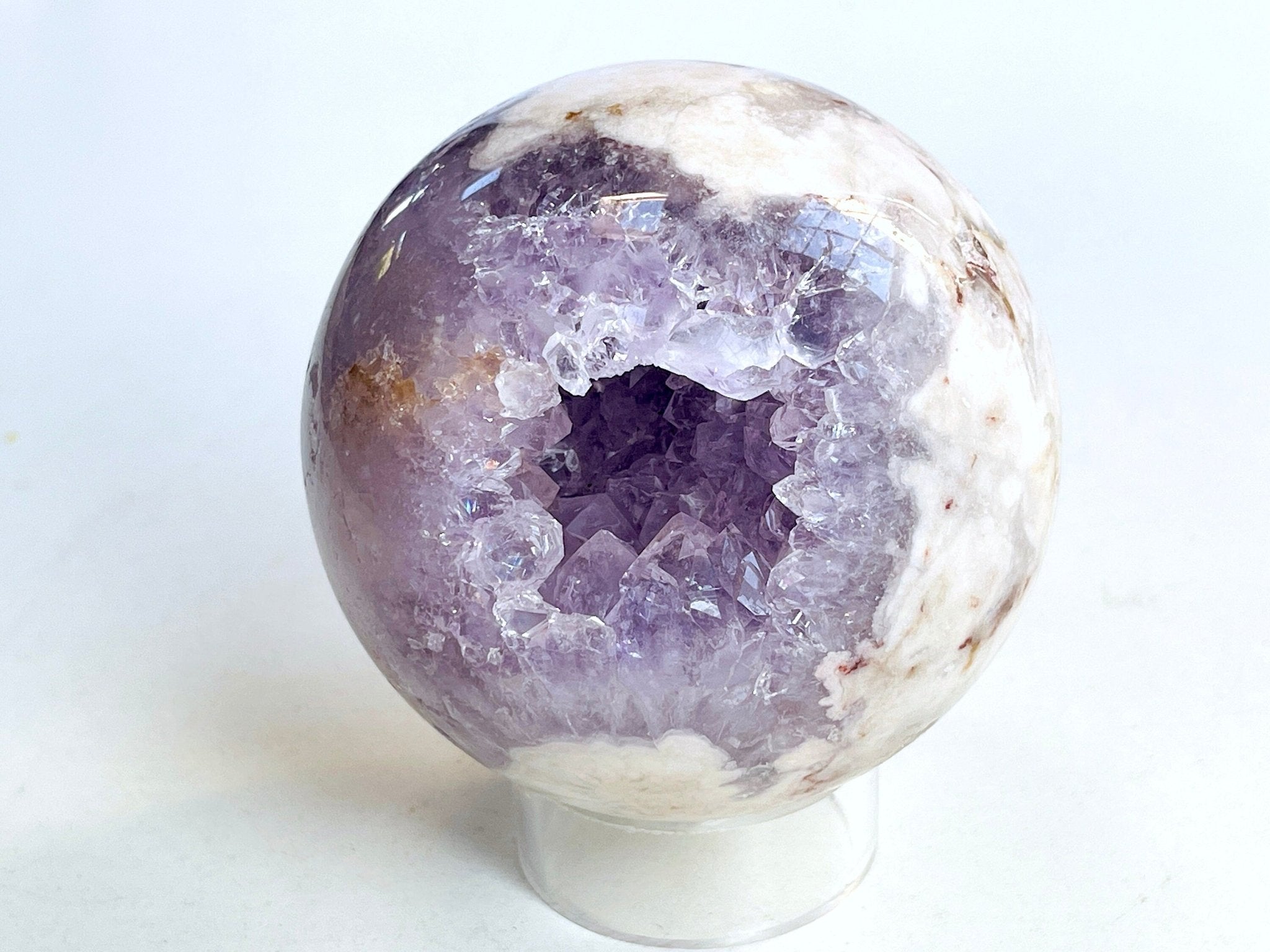 Pink Amethyst Sphere, Super Extra Quality Pink Amethyst Sphere, Dreaming Pink Amethyst Sphere , Sparkling Pink Amethyst Sphere, Crystal Gift - Million Years Crystal