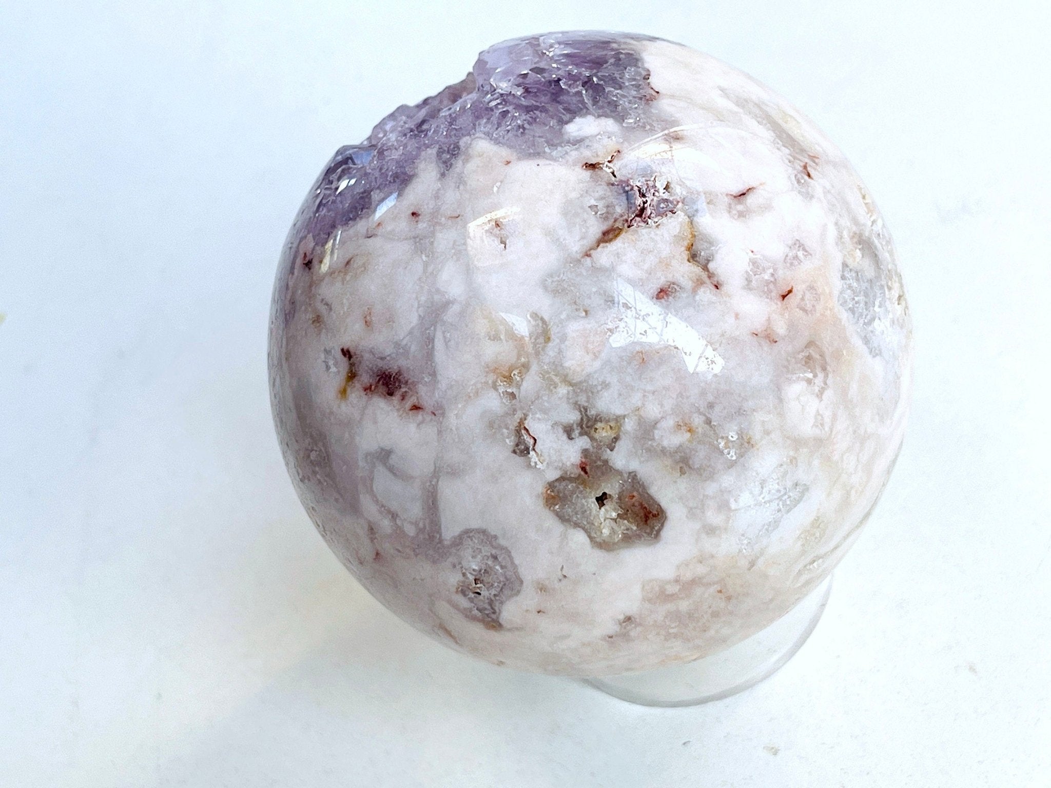 Pink Amethyst Sphere, Super Extra Quality Pink Amethyst Sphere, Dreaming Pink Amethyst Sphere , Sparkling Pink Amethyst Sphere, Crystal Gift - Million Years Crystal