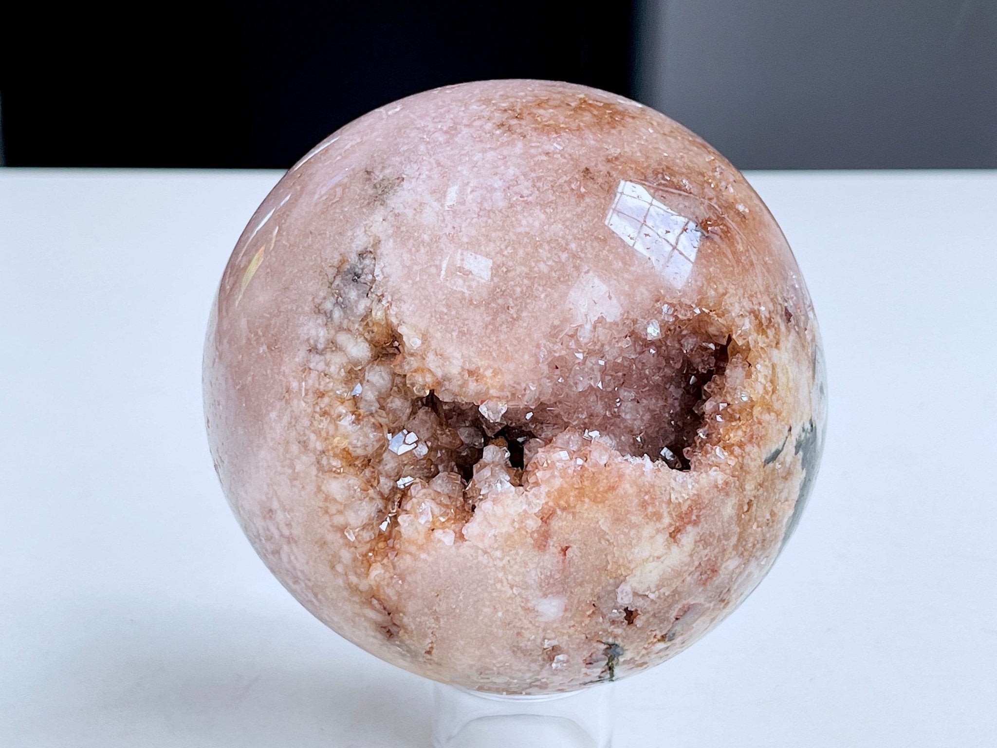 Pink Amethyst Sphere, Super Extra Quality Pink Amethyst Sphere, Dreaming Pink Amethyst Sphere , Sparkling Pink Amethyst Sphere, Crystal Gift - Million Years Crystal