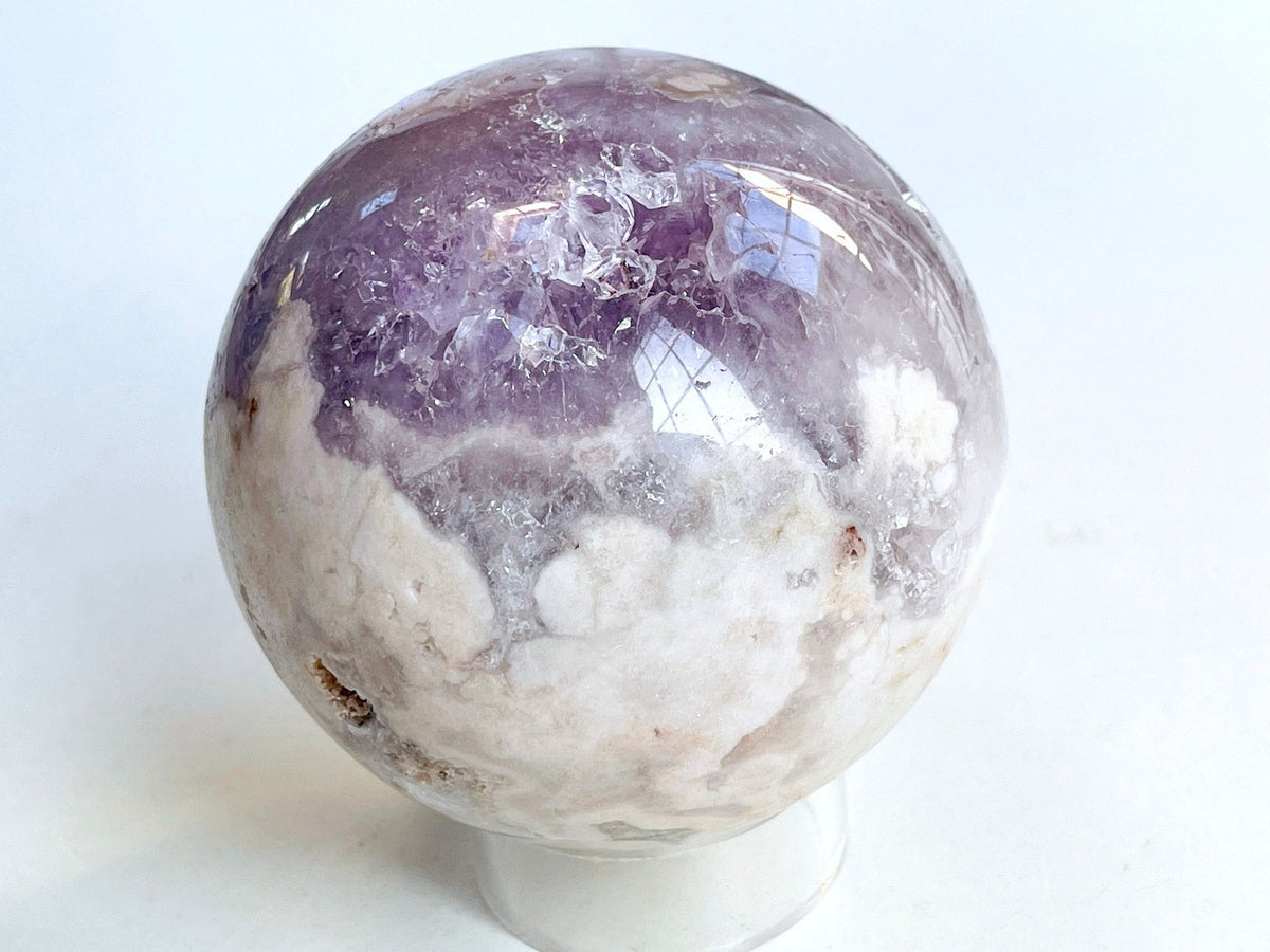 Pink Amethyst Sphere, Super Extra Quality Pink Amethyst Sphere, Dreaming Pink Amethyst Sphere , Sparkling Pink Amethyst Sphere, Crystal Gift - Million Years Crystal