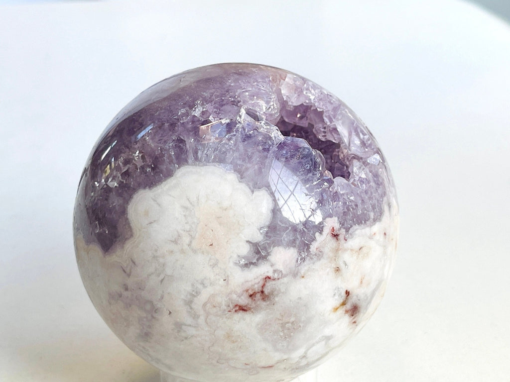 Pink Amethyst Sphere, Super Extra Quality Pink Amethyst Sphere, Dreaming Pink Amethyst Sphere , Sparkling Pink Amethyst Sphere, Crystal Gift - Million Years Crystal