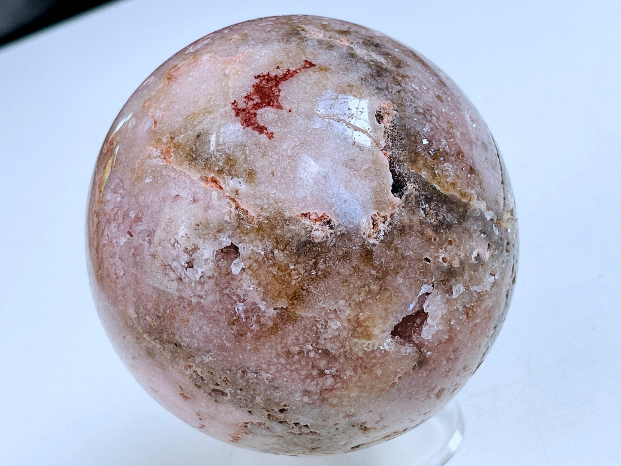 Pink Amethyst Sphere, Super Extra Quality Pink Amethyst Sphere, Dreaming Pink Amethyst Sphere , Sparkling Pink Amethyst Sphere, Crystal Gift - Million Years Crystal