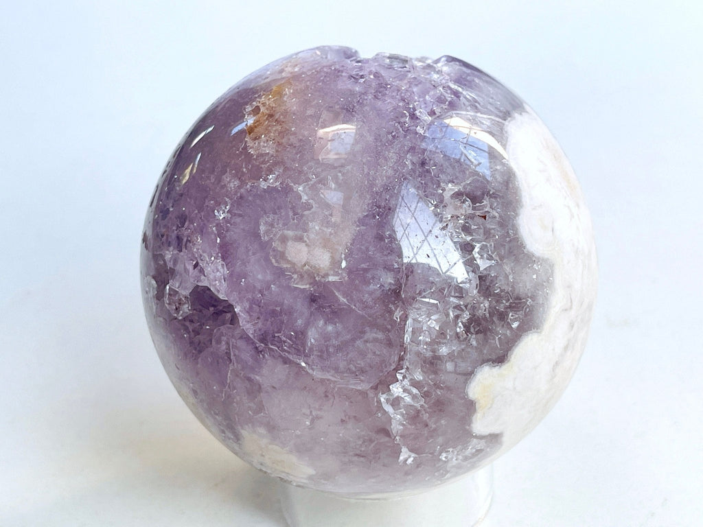 Pink Amethyst Sphere, Super Extra Quality Pink Amethyst Sphere, Dreaming Pink Amethyst Sphere , Sparkling Pink Amethyst Sphere, Crystal Gift - Million Years Crystal