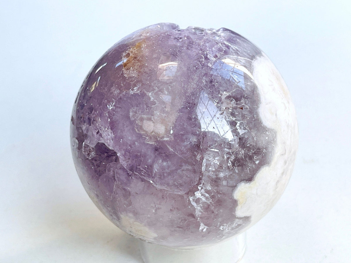 Pink Amethyst Sphere, Super Extra Quality Pink Amethyst Sphere, Dreaming Pink Amethyst Sphere , Sparkling Pink Amethyst Sphere, Crystal Gift - Million Years Crystal