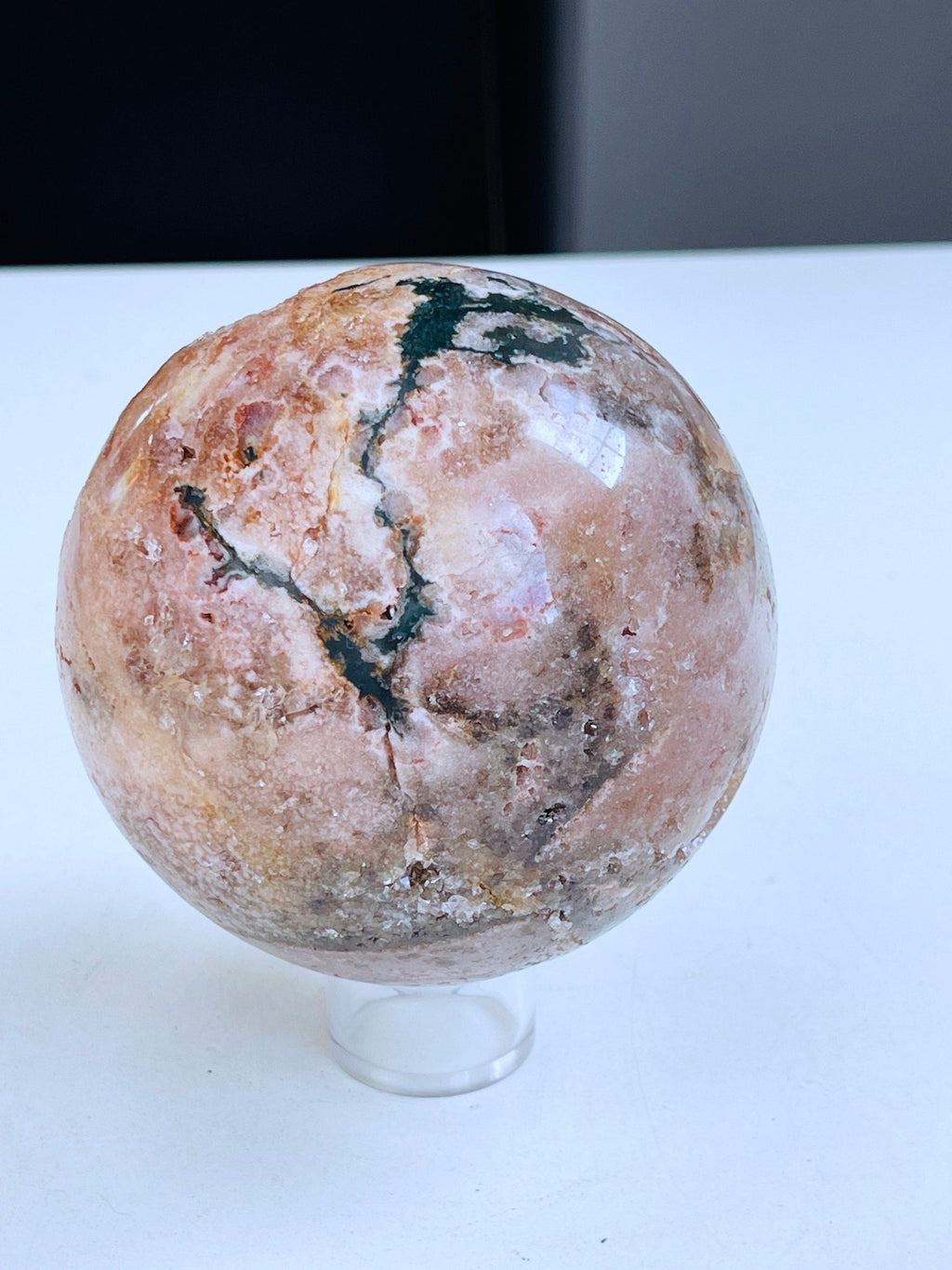 Pink Amethyst Sphere, Super Extra Quality Pink Amethyst Sphere, Dreaming Pink Amethyst Sphere , Sparkling Pink Amethyst Sphere, Crystal Gift - Million Years Crystal