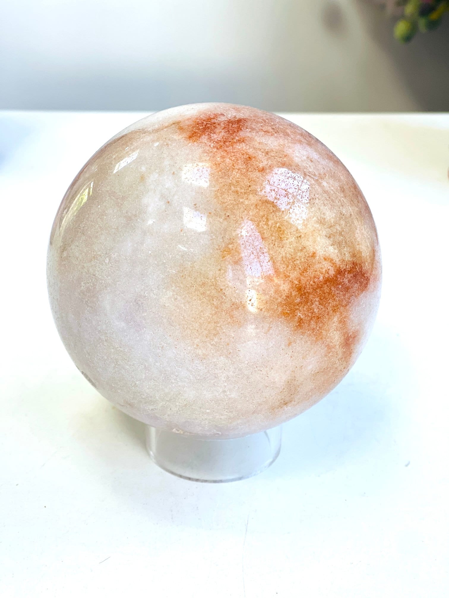 Pink Amethyst Sphere, Super Extra Quality Pink Amethyst Sphere, Dreaming Pink Amethyst Sphere , Sparkling Pink Amethyst Sphere, Crystal Gift - Million Years Crystal