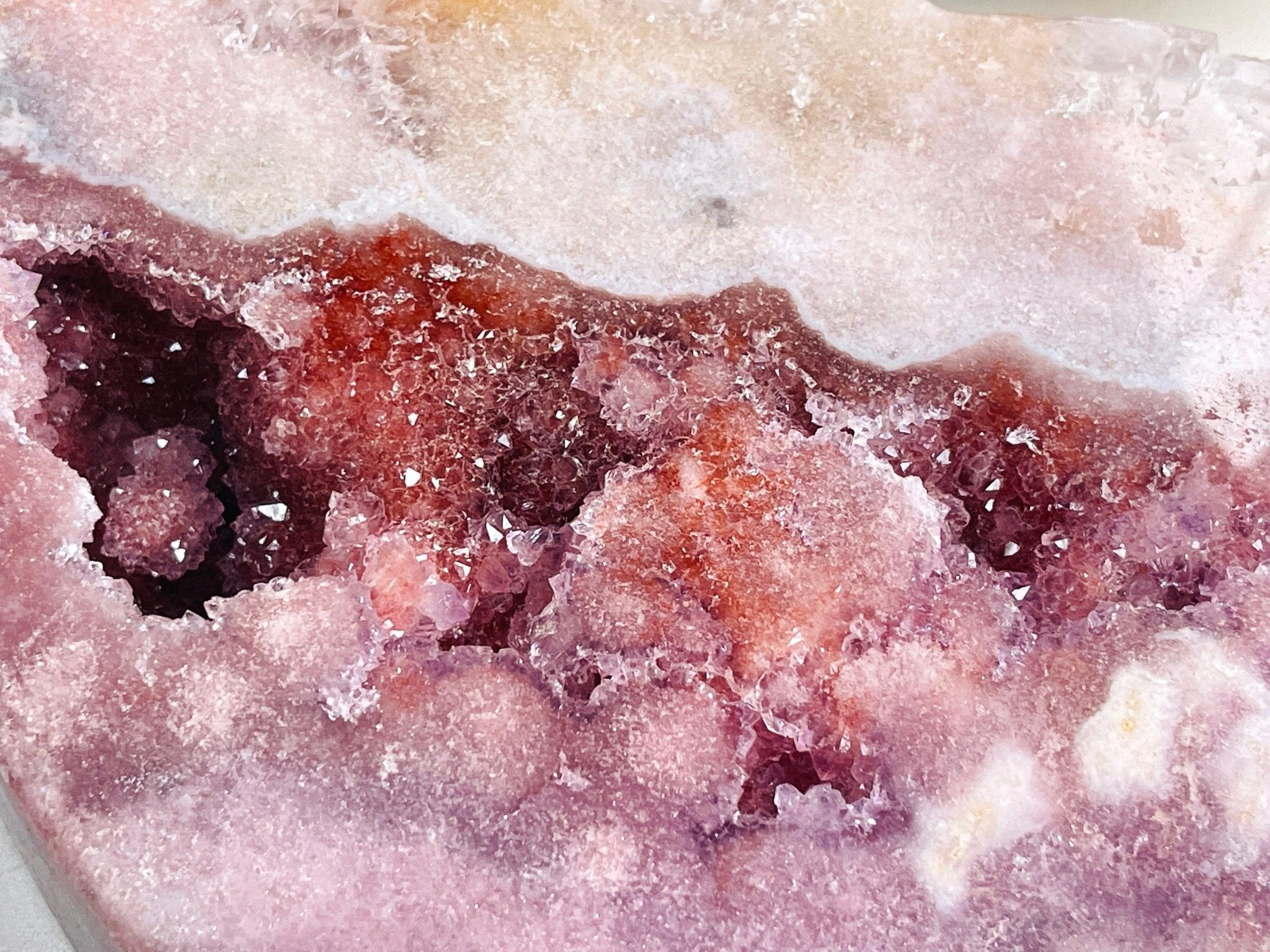 Pink Amethyst, Super Extra Quality Paired Pink Amethyst Heart, Pink Amethyst Heart Set, Pink Amethyst Crystals, Crystal Gift - Million Years Crystal