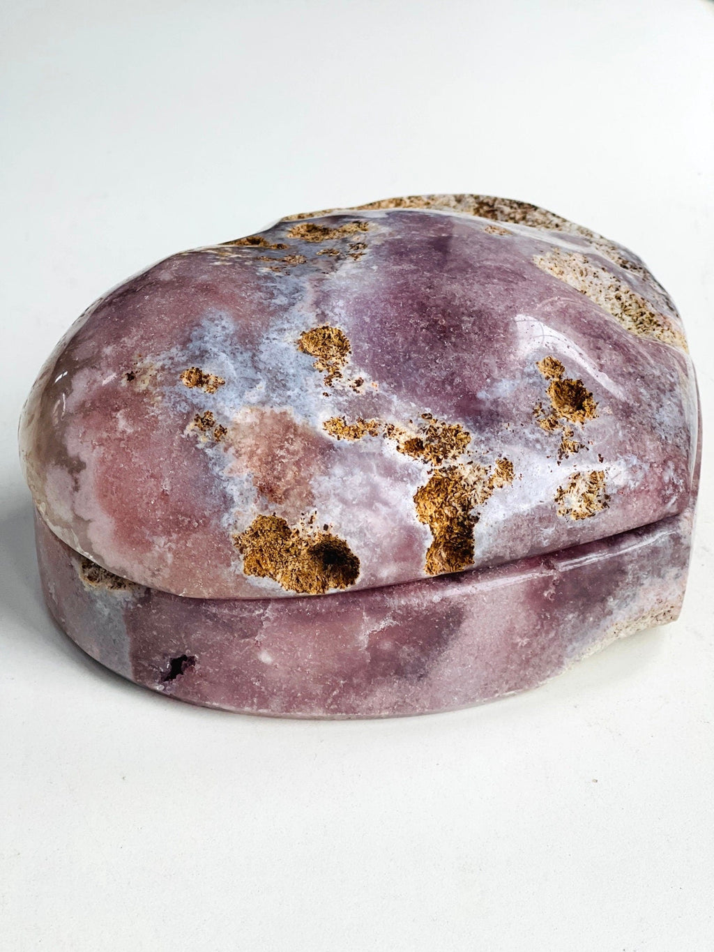 Pink Amethyst, Super Extra Quality Paired Pink Amethyst Heart, Pink Amethyst Heart Set, Pink Amethyst Crystals, Crystal Gift - Million Years Crystal