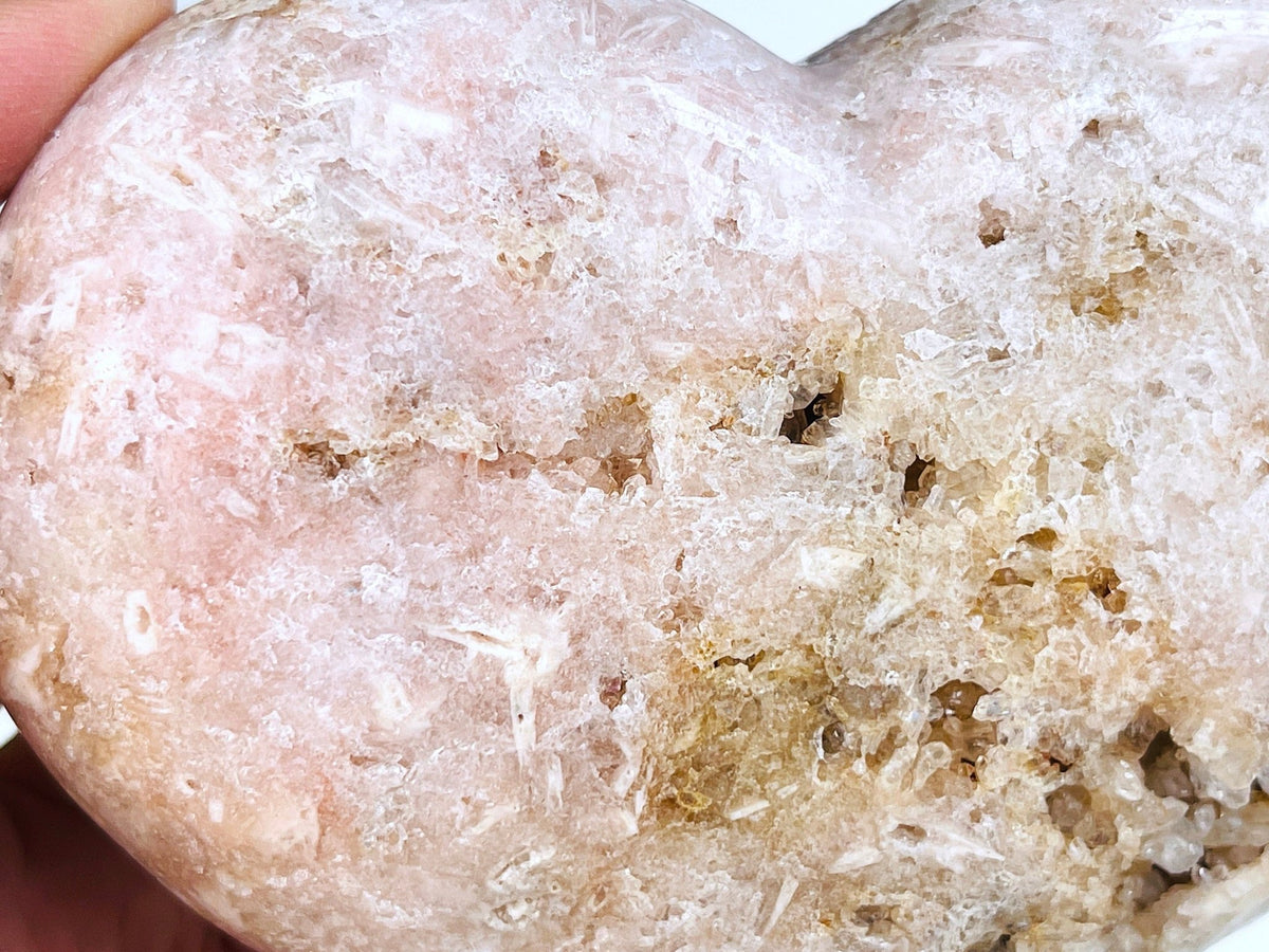 Pink Amethyst, Super Extra Quality Pink Amethyst Heart, Large Pink Amethyst Crystal Heart, Crystal Heart, Crystal Gift, Healing Crystal - Million Years Crystal