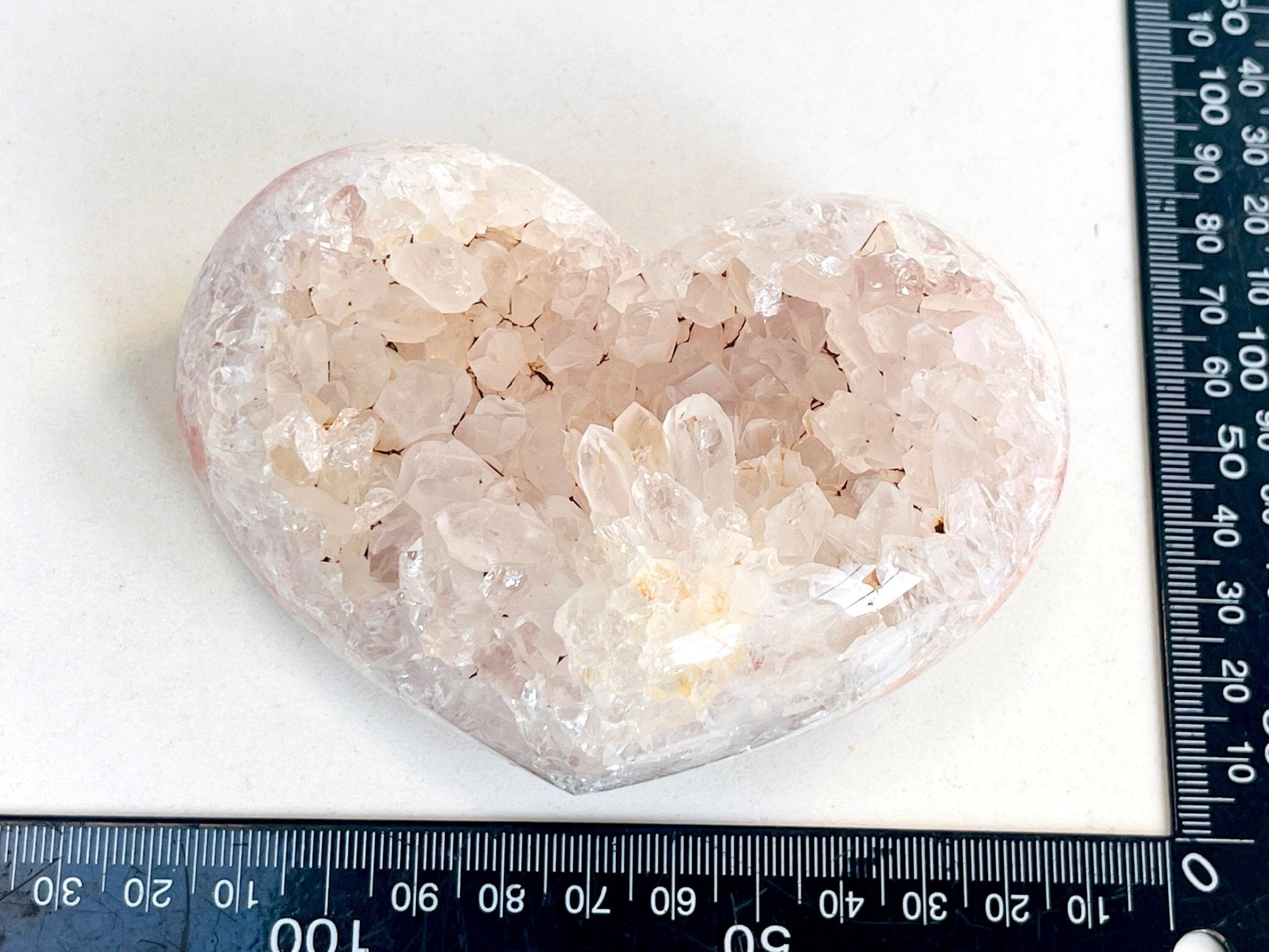 Pink Amethyst, Super Extra Quality Pink Amethyst Heart, Pink Amethyst Crystal Heart, Crystal Heart, Crystal Gift, Healing Crystal - Million Years Crystal