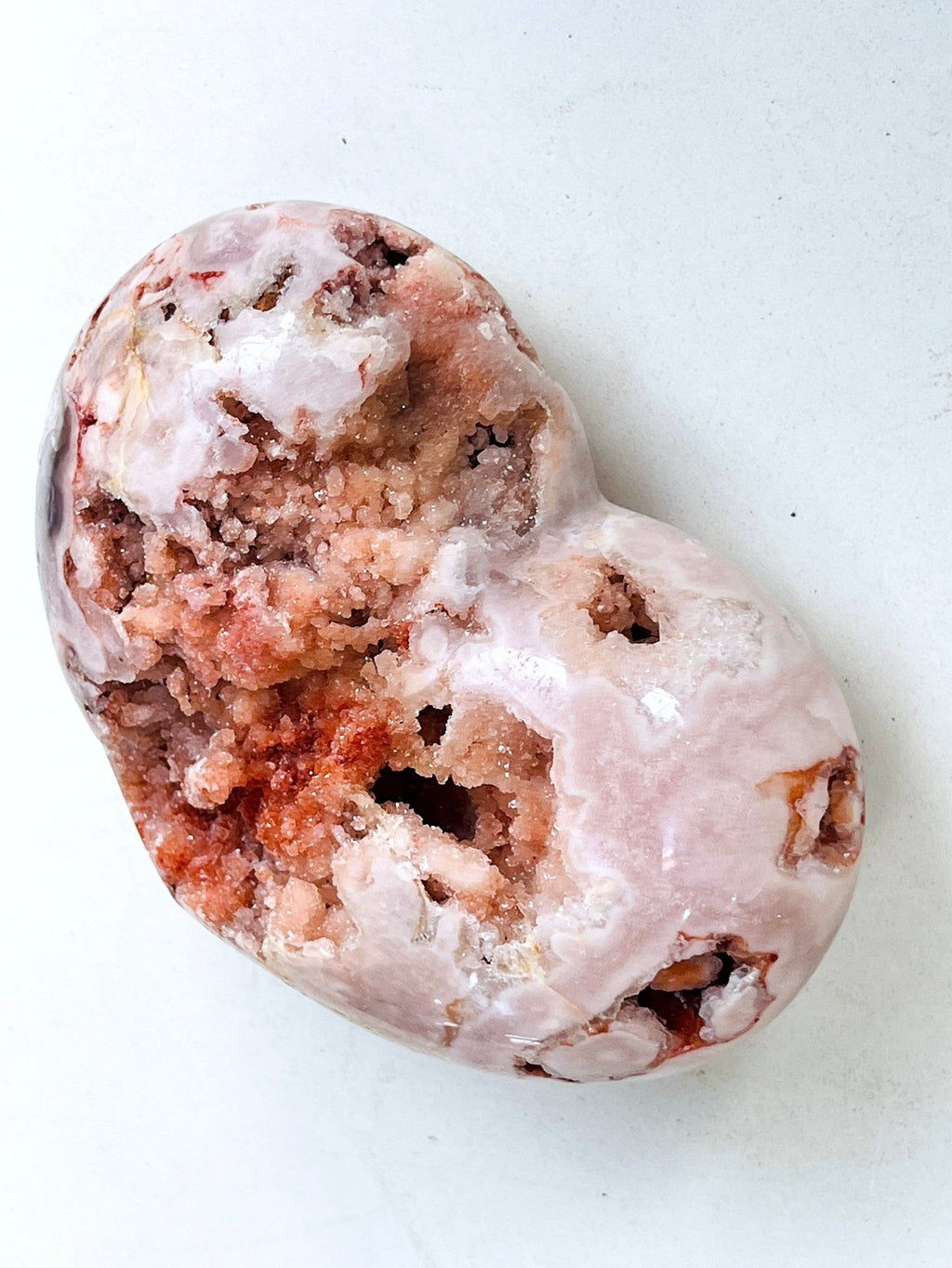 Pink Amethyst, Super Extra Quality Pink Amethyst Heart, Super Druzy Pink Amethyst, Crystal Heart, Crystal Gift, Healing Crystal - Million Years Crystal
