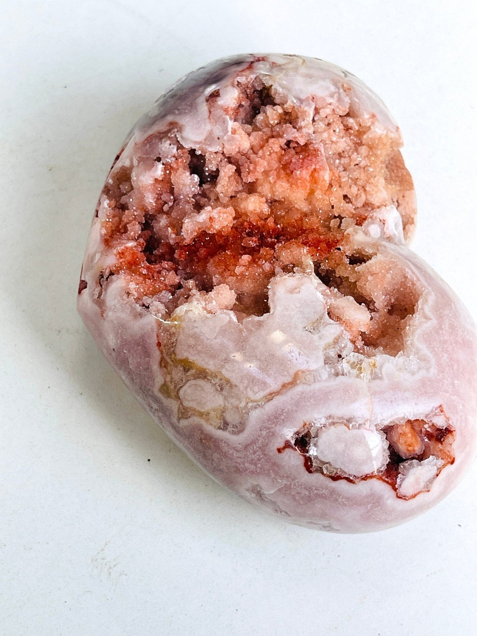 Pink Amethyst, Super Extra Quality Pink Amethyst Heart, Super Druzy Pink Amethyst, Crystal Heart, Crystal Gift, Healing Crystal - Million Years Crystal