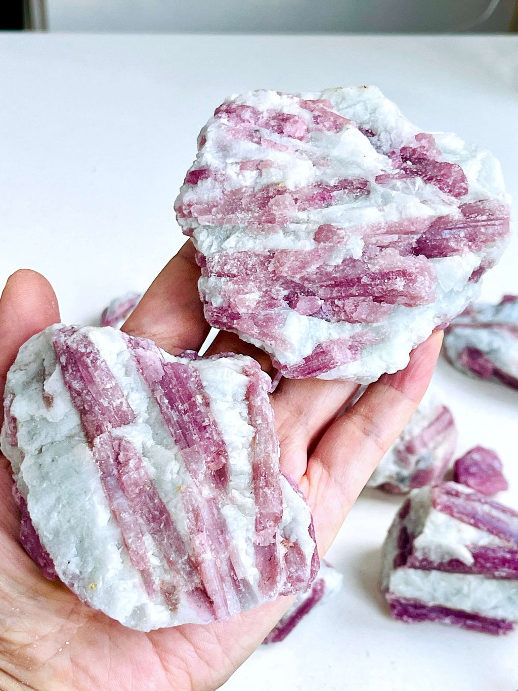Pink Tourmaline, High Grade Natural Raw Tourmaline - Million Years Crystal
