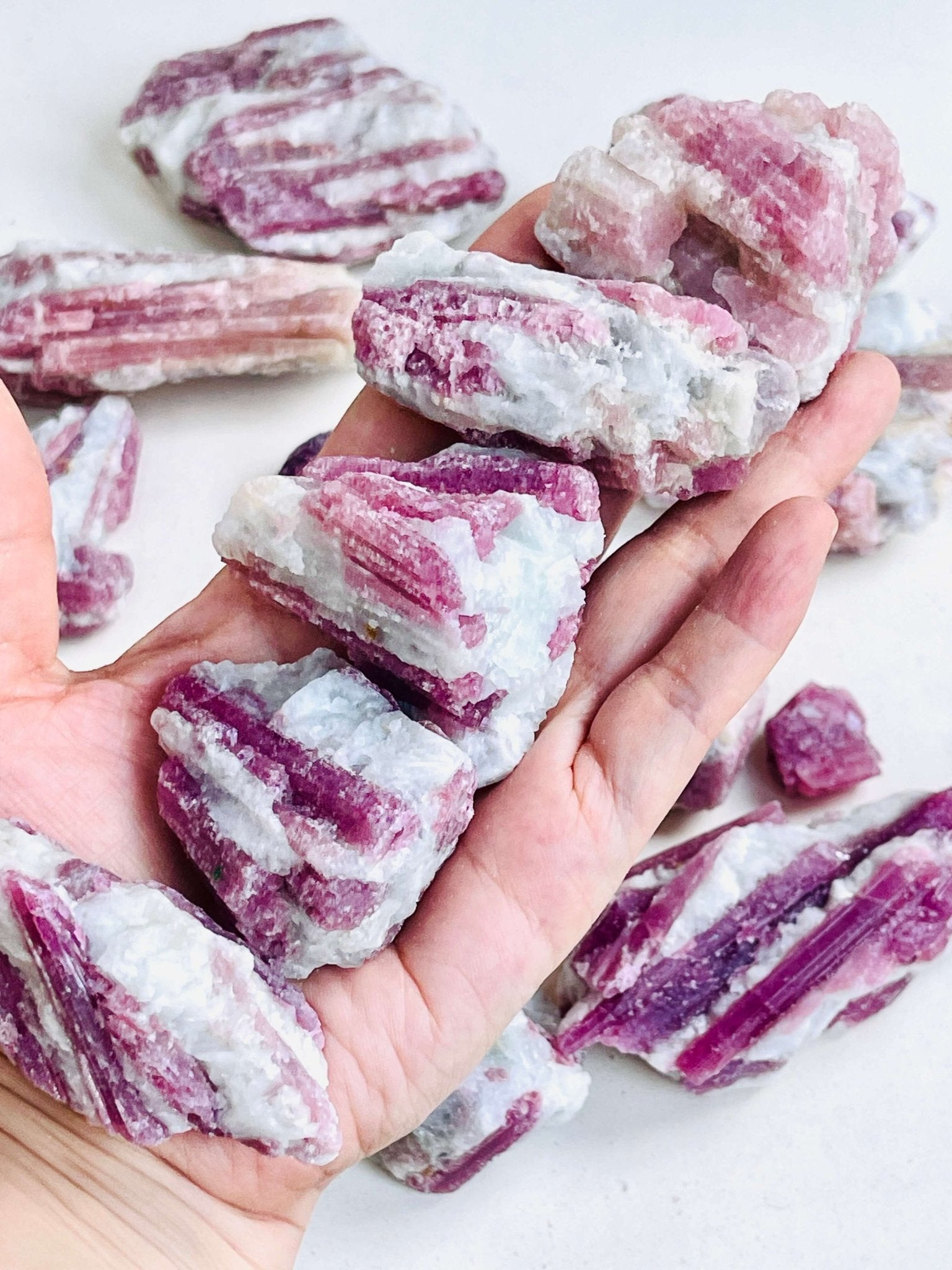 Pink Tourmaline, High Grade Natural Raw Tourmaline - Million Years Crystal