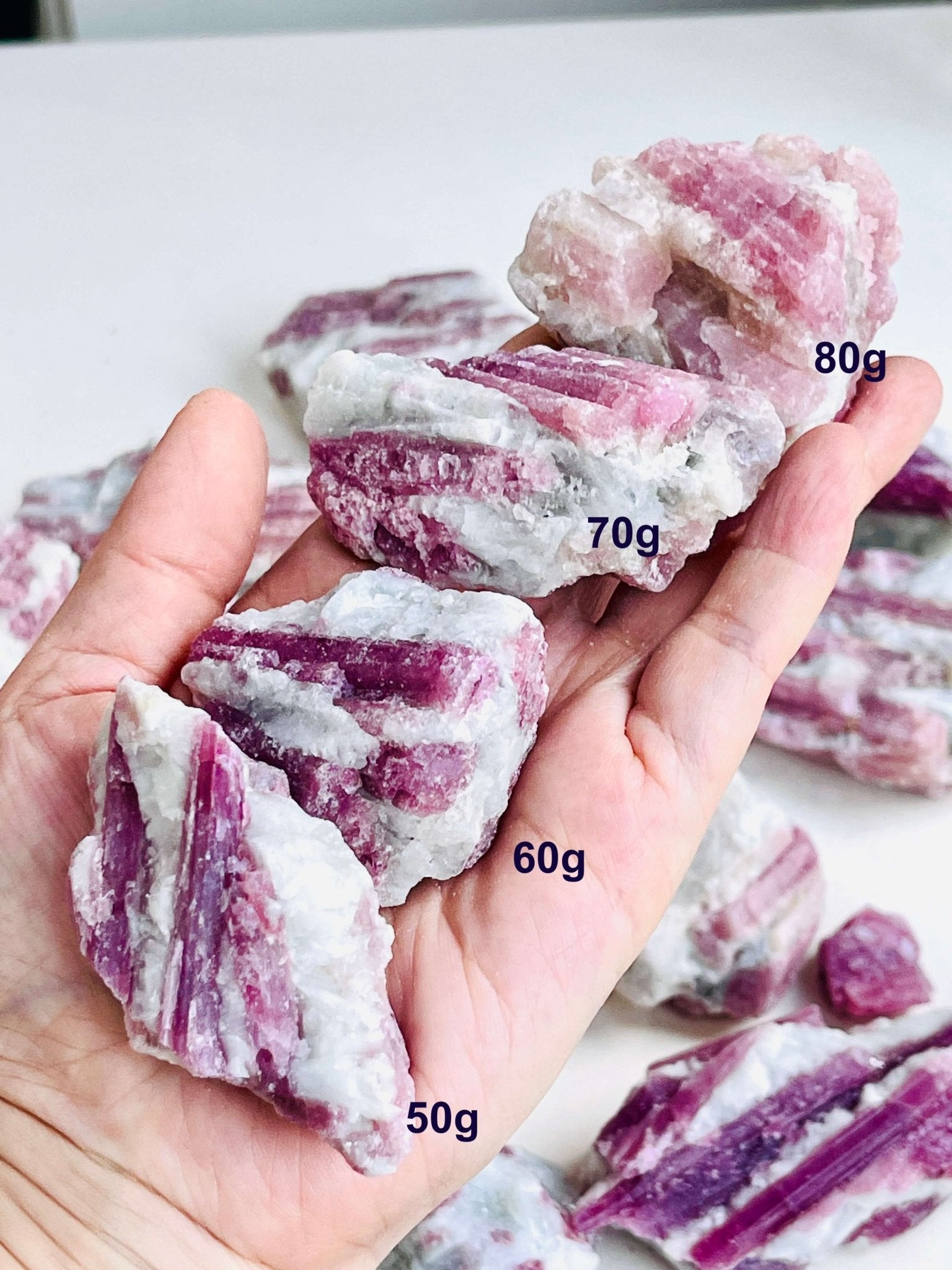 Pink Tourmaline, High Grade Natural Raw Tourmaline - Million Years Crystal