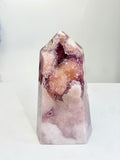 Brazilian Pink Amethyst Druzy Tower | Exact Crystal Specimen