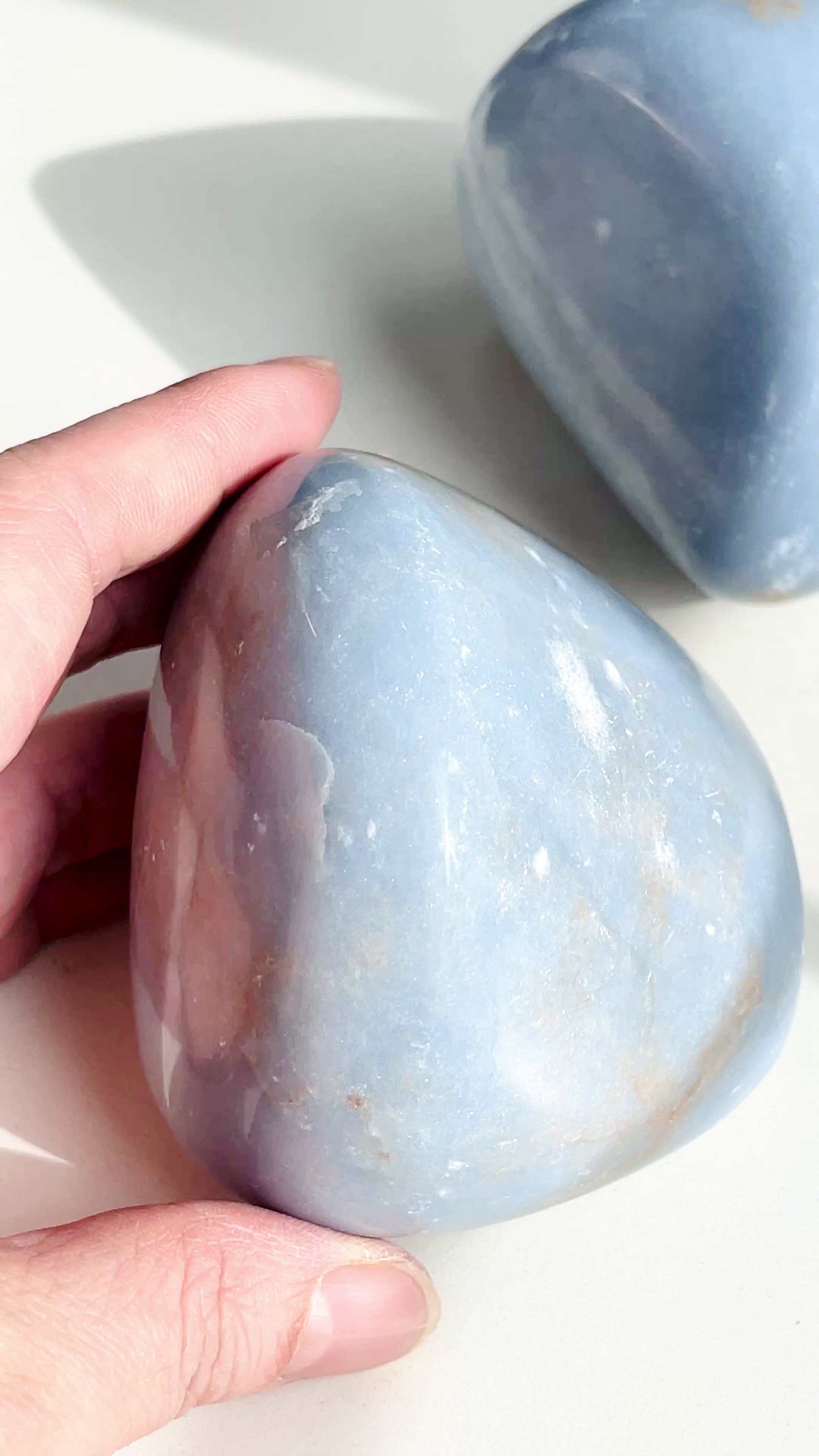 Angelite Freeform, Natural Angelite Crystal