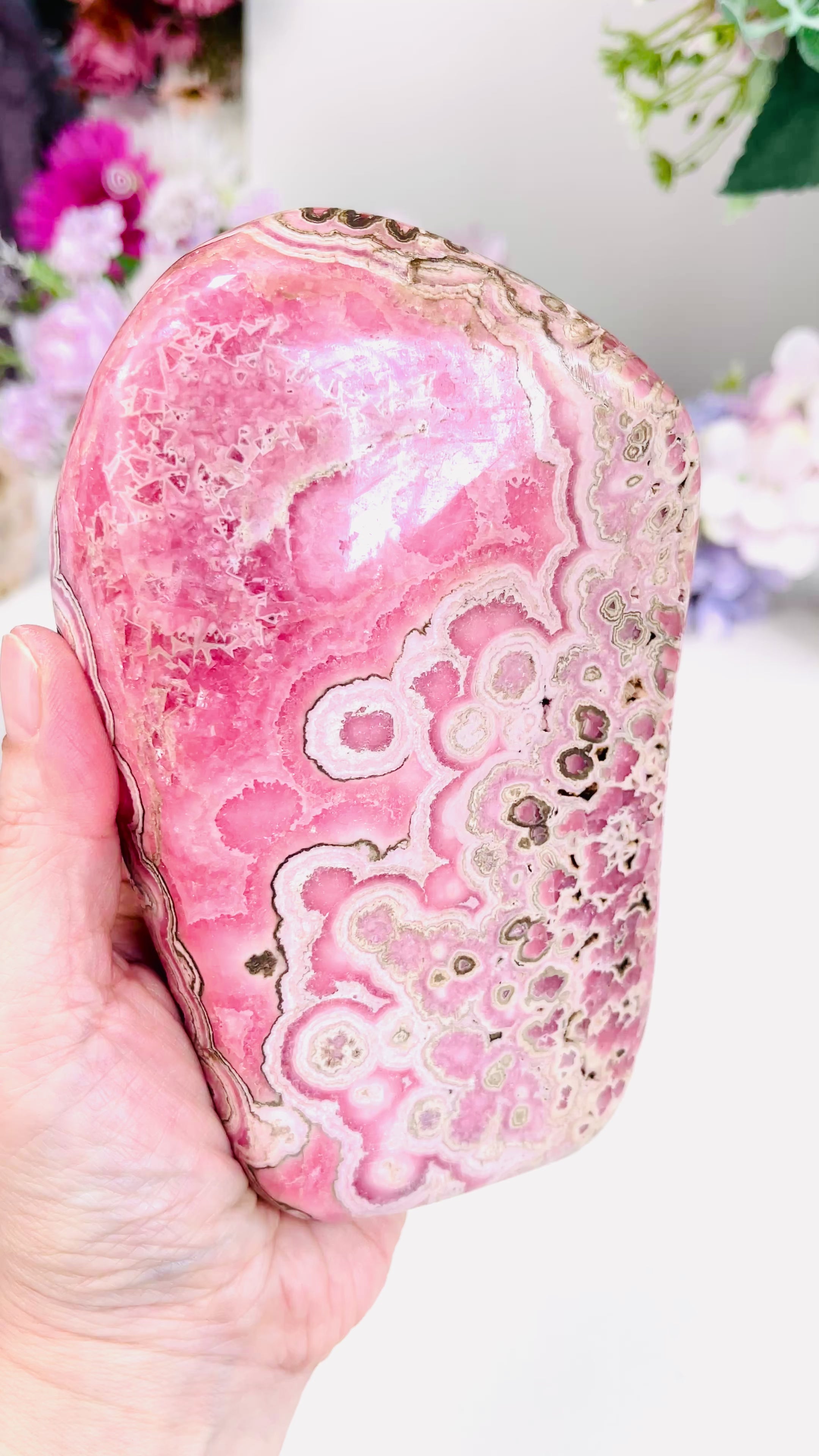 Rare Rhodochrosite Freeform