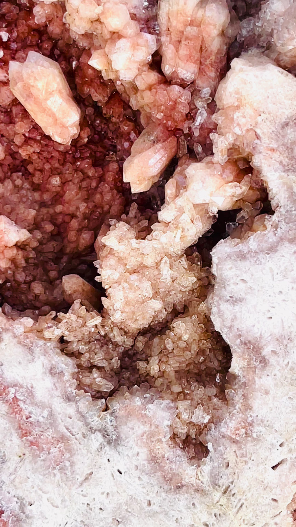 Pink Amethyst Slab, 3.8kg Dreamy Rough Pink Amethyst Druzy Slabs, Pink Amethyst Crystal,Crystal Gift,Home decor