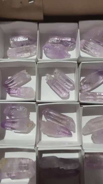 Vera Cruz Amethyst Points, Small Vera Cruz Points 28-40mm , 2 pieces at your choice