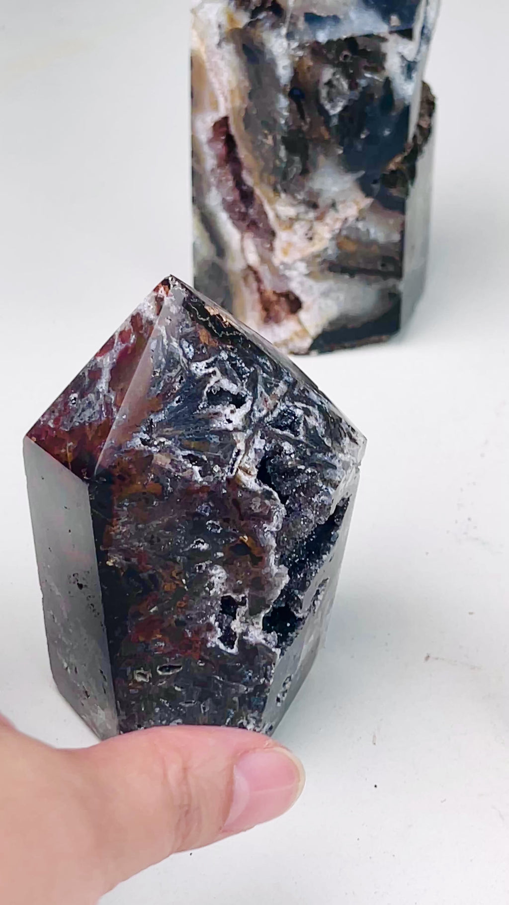 Gothic Jasper Tower | Chunky Crystal Point  | Dark Witchy Aesthetic