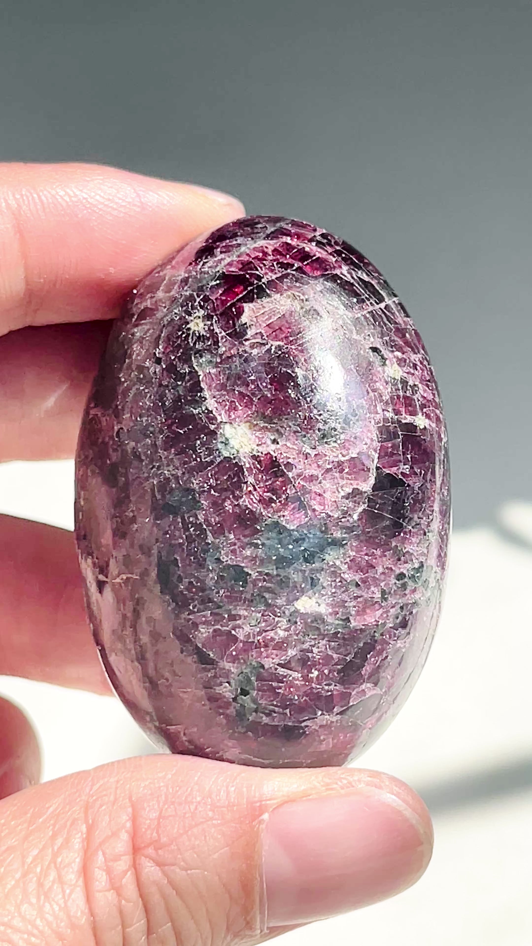 Gemy Garnet Crystal Shiva, Garnet Shiva Lingam, High Quality Garnet Crystal, Crystal Gift, Healing Crystal 9